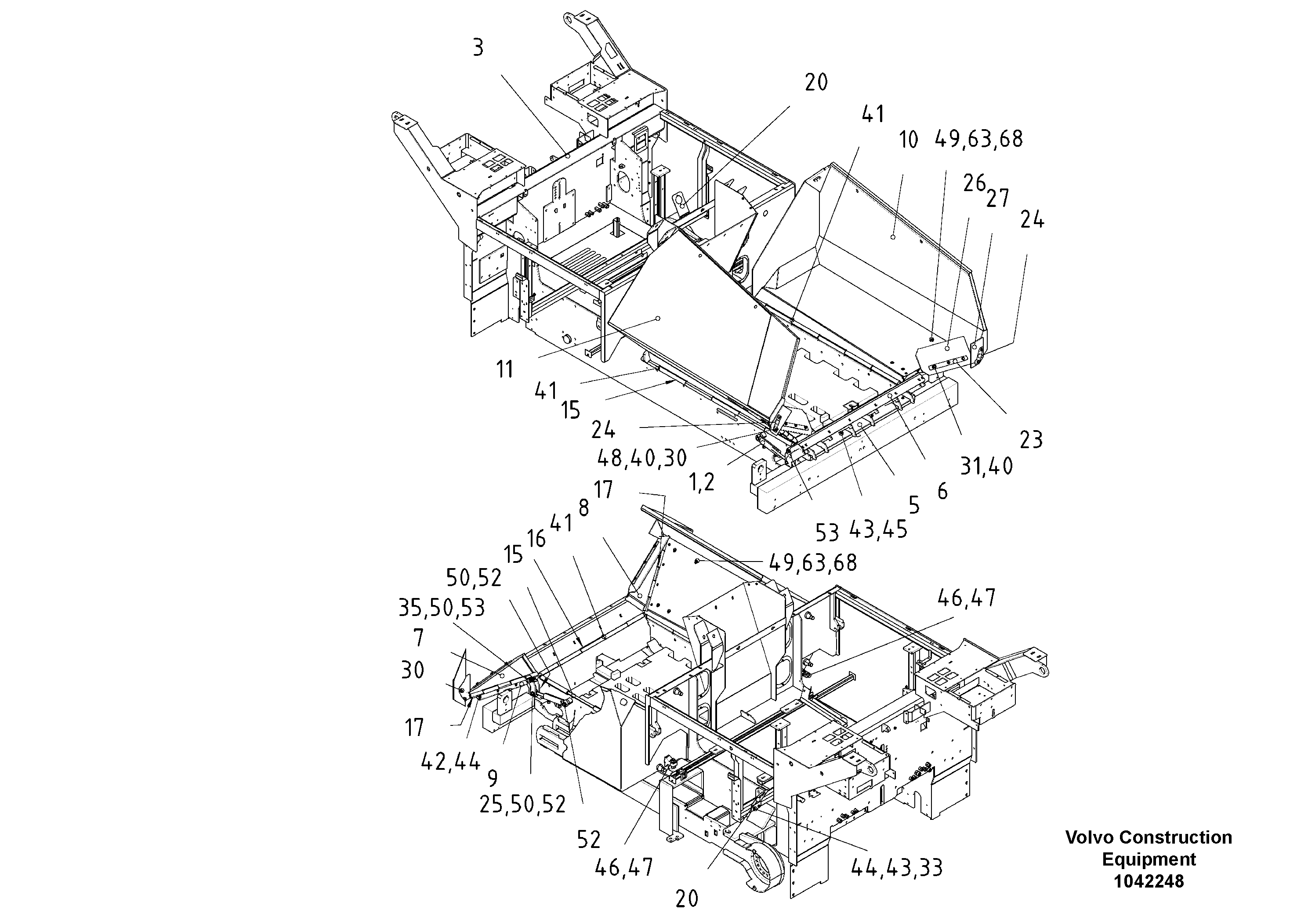 Hydraulic Front Ap.plate RM80702160 VOLVO