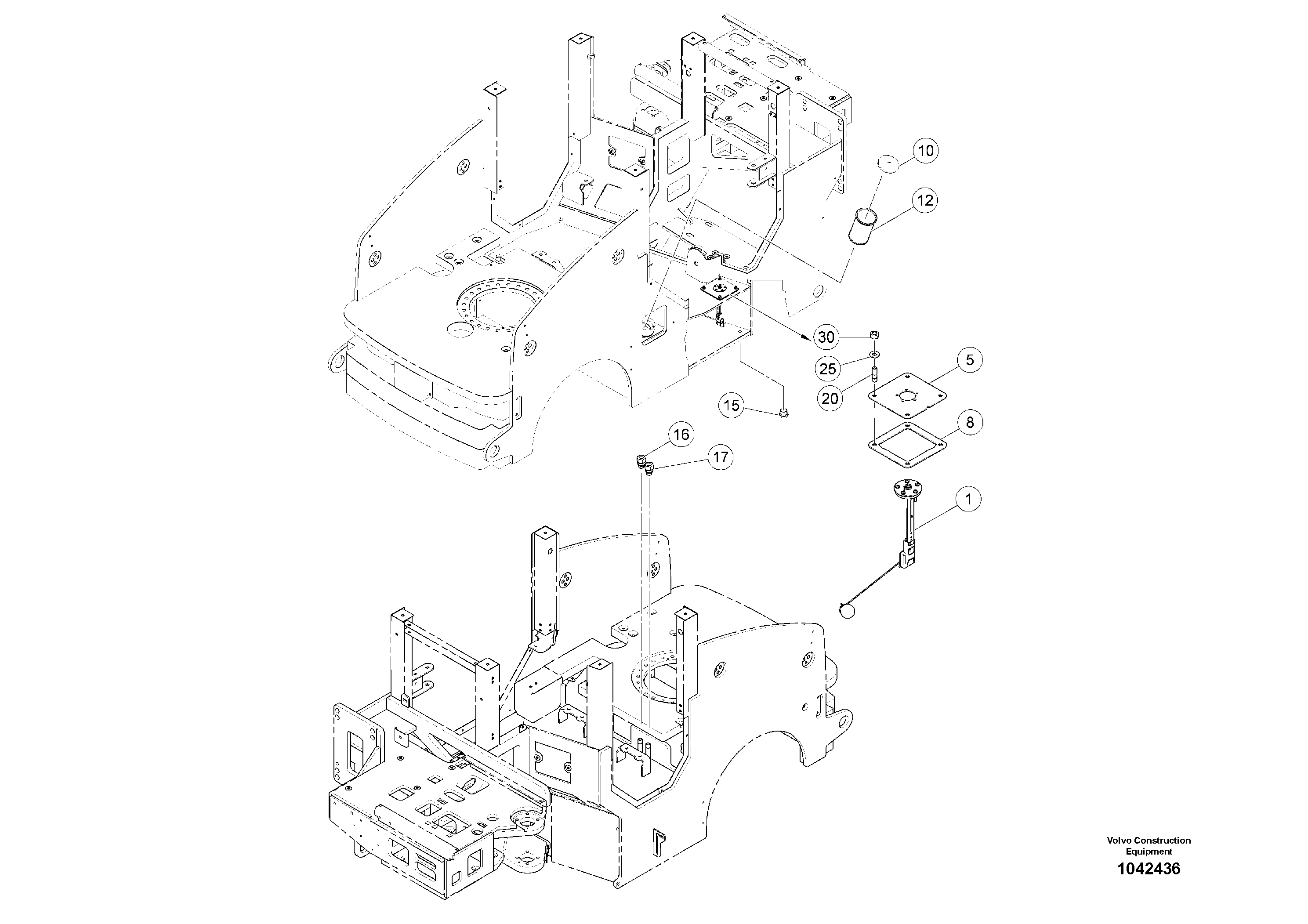 Cabin roof RM80718331 VOLVO