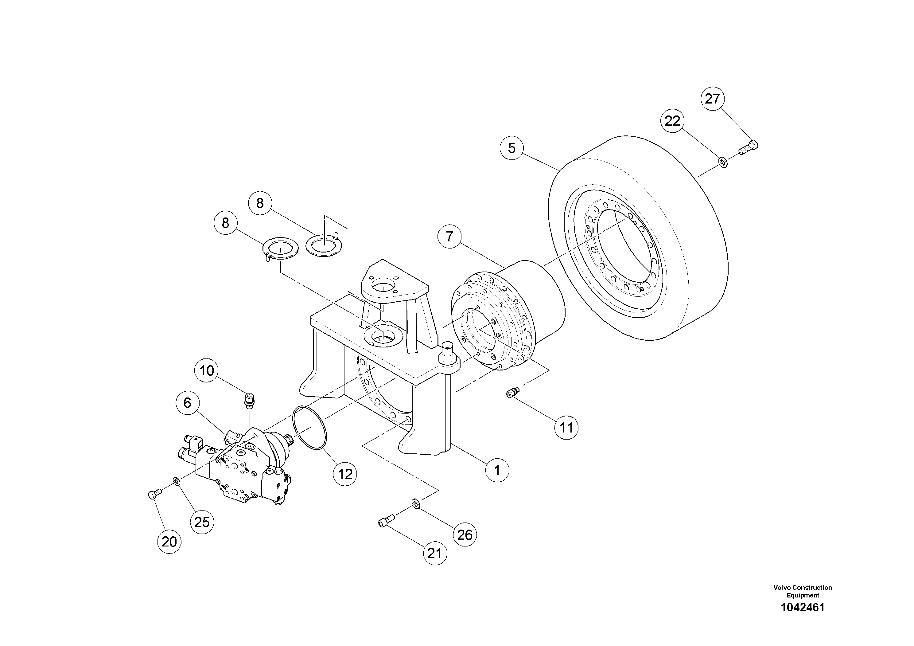 Bellcrank RM80727415 VOLVO