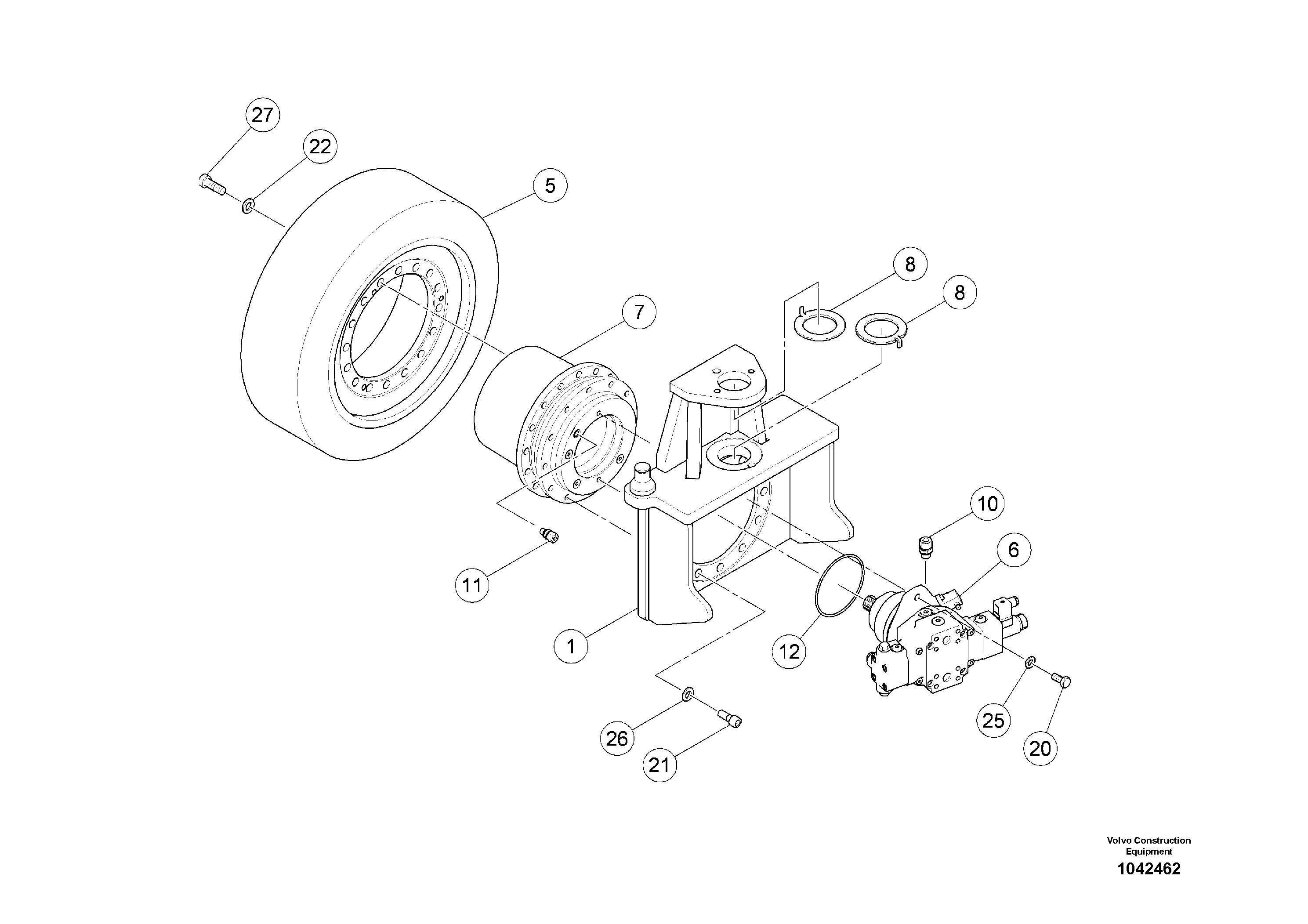 Стойка колеса RM80719883 VOLVO