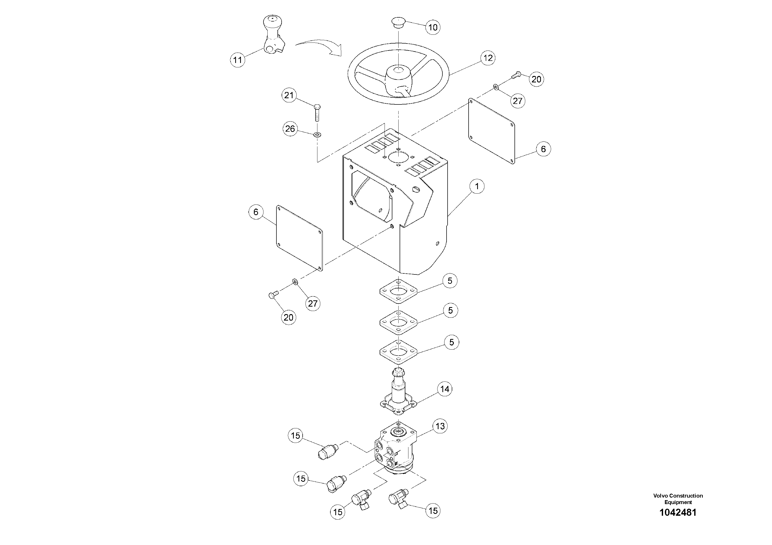 Hydraulic Valve RM80740863 VOLVO