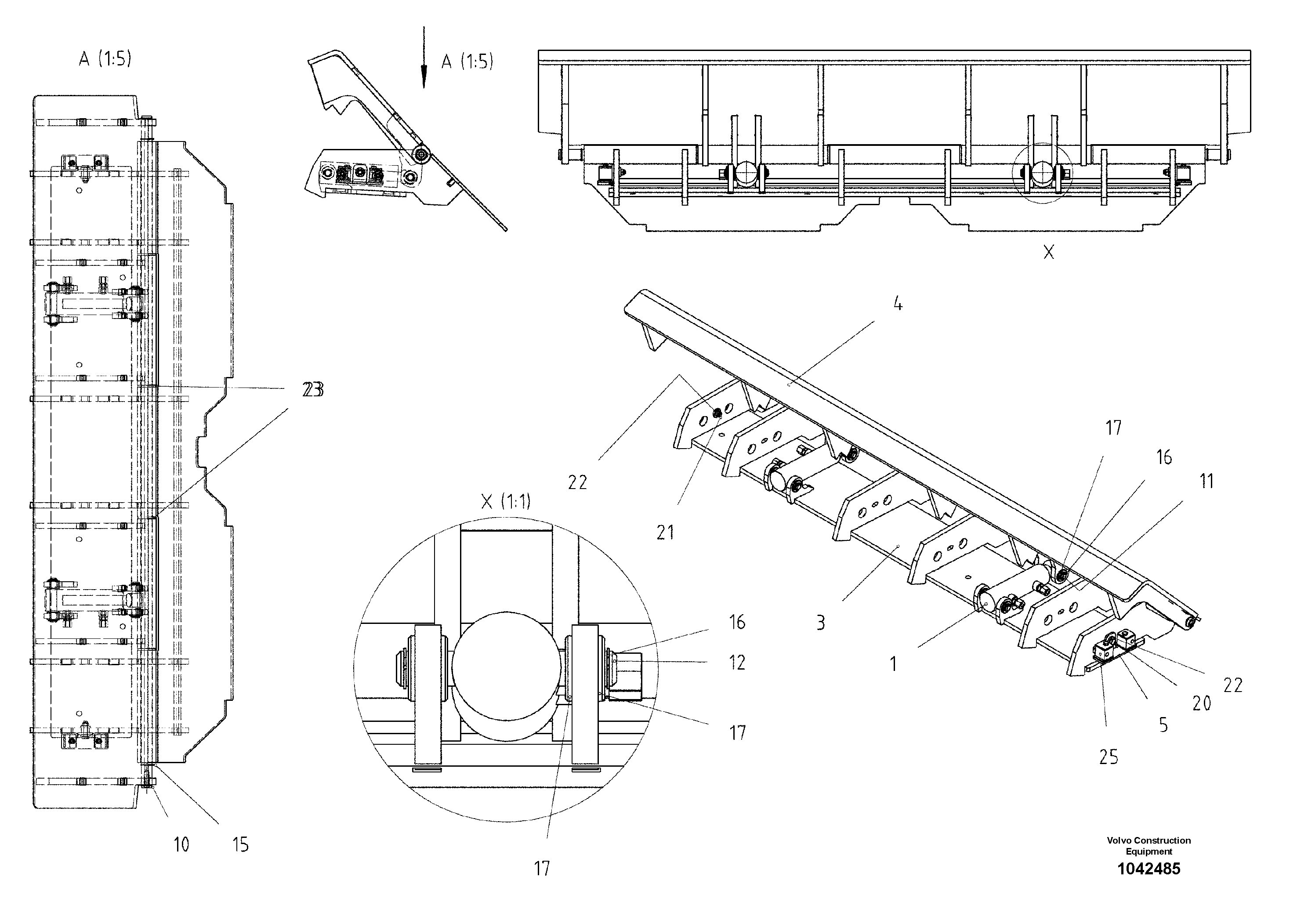 Болт шарнира RM80724792 VOLVO