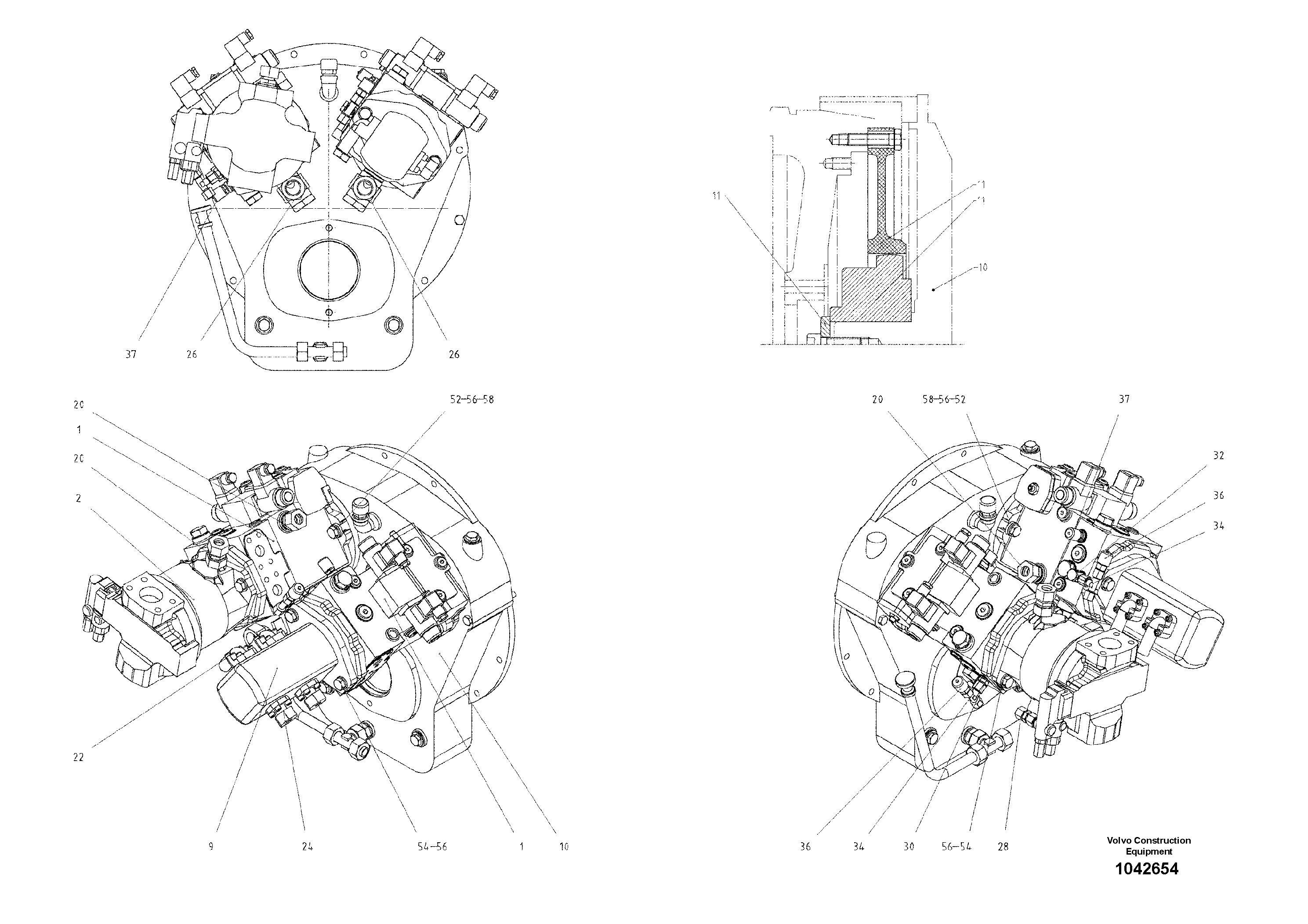 Air Pump RM/VOE14047278 VOLVO