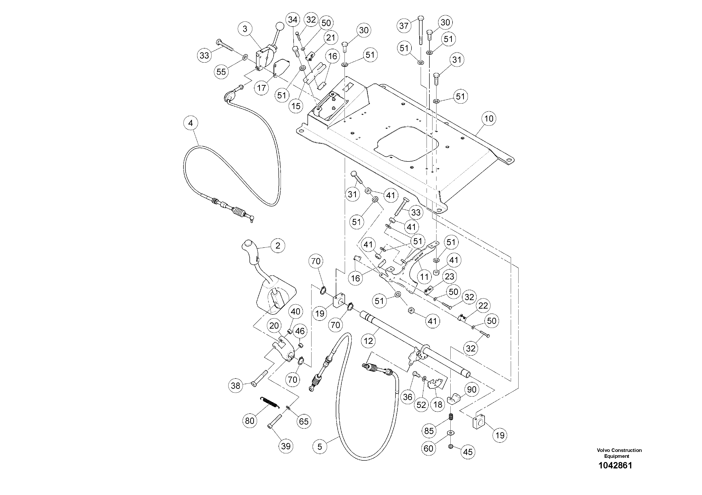 Mounting rail RM96705249 VOLVO