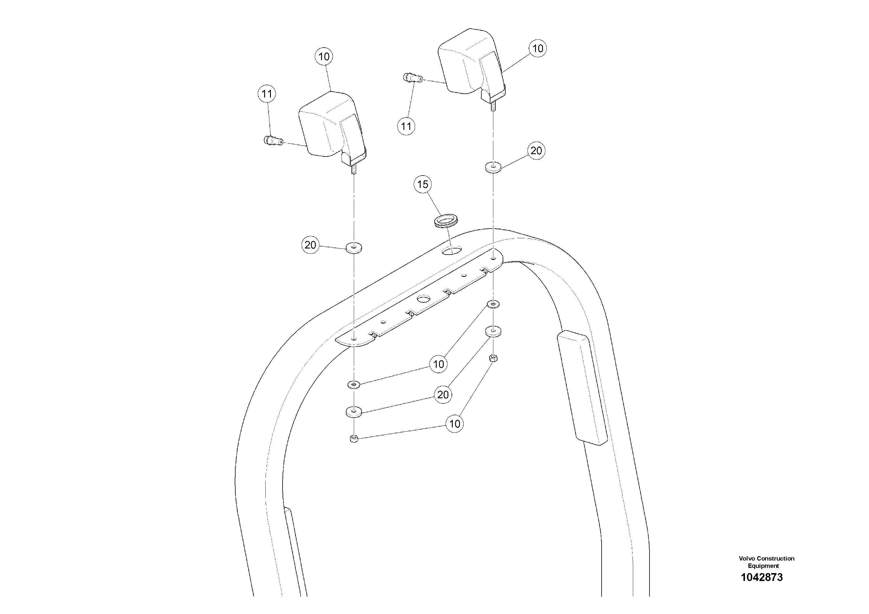 Boom Cylinder RM13910831 VOLVO