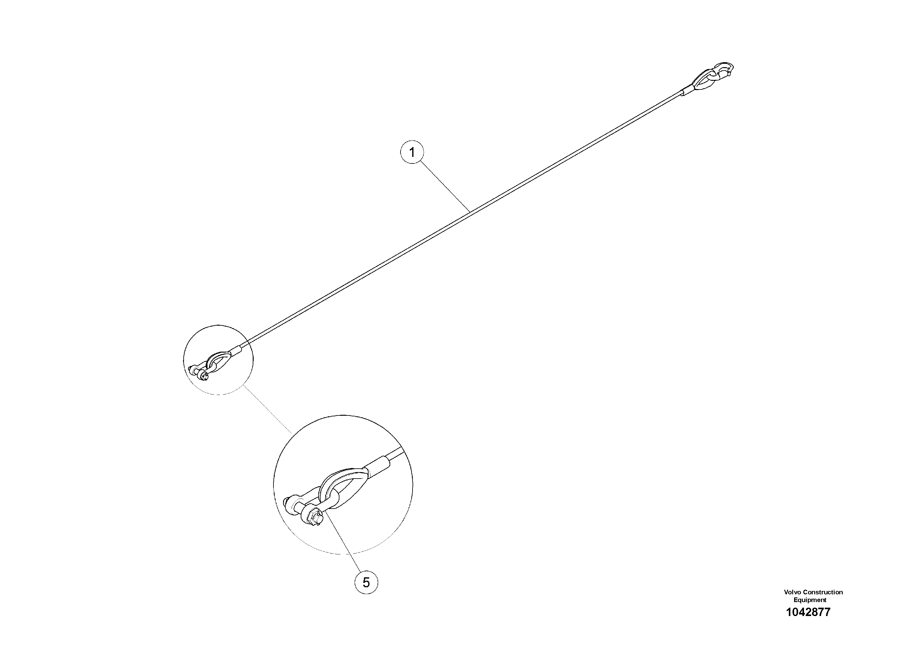 Shackle RM80778301 VOLVO