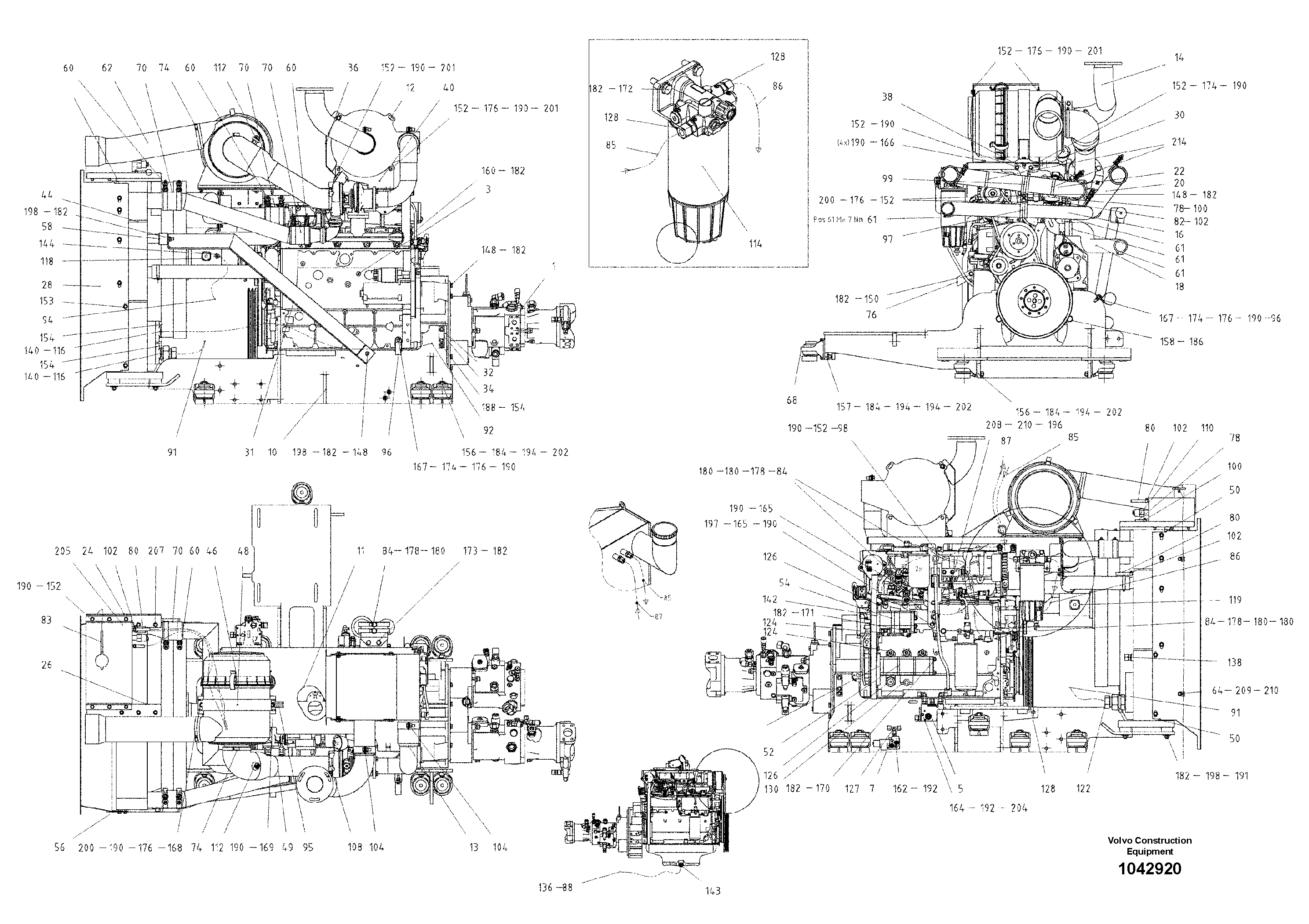 Комплект зуба RM80796154 VOLVO
