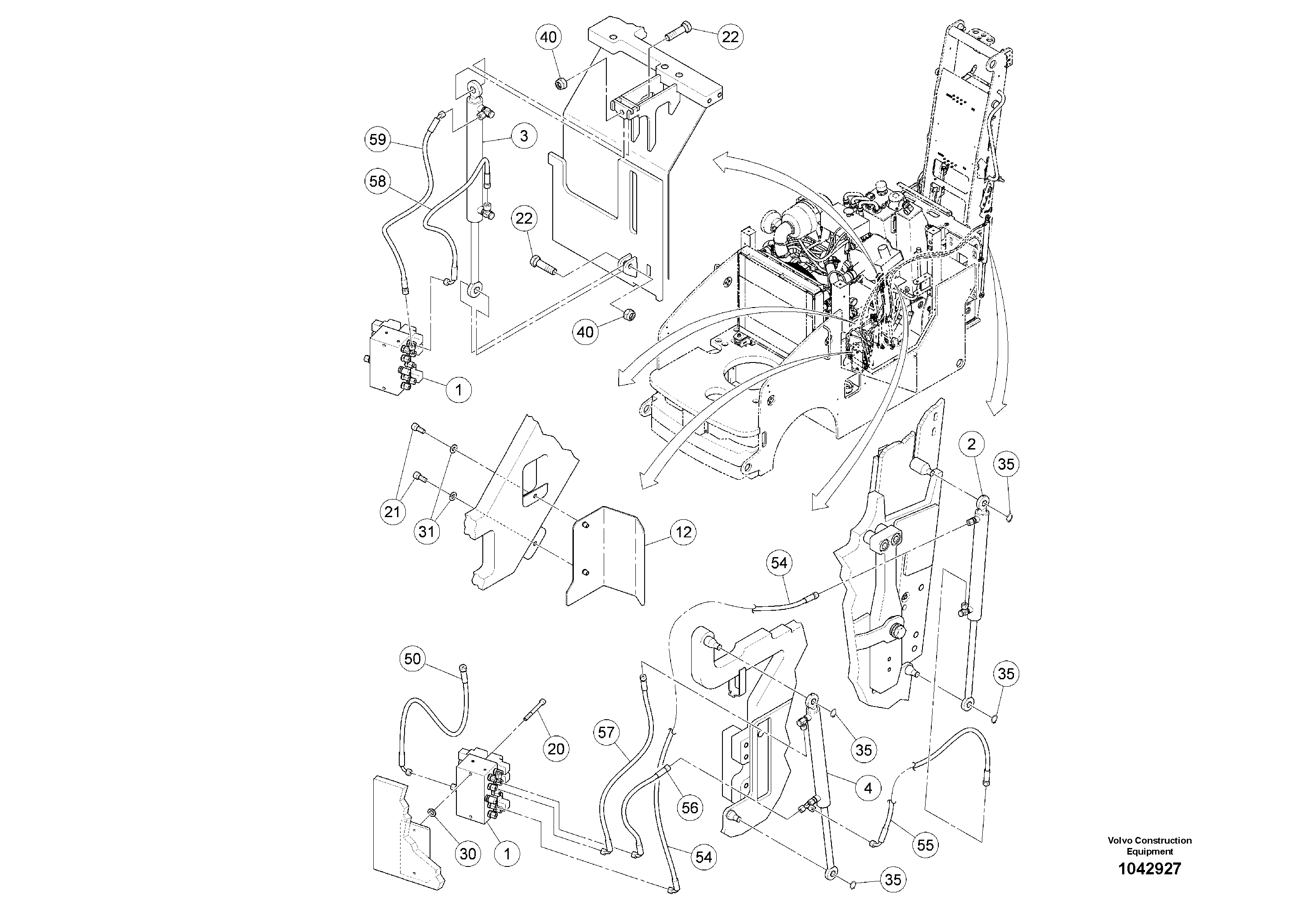 Mounting rail RM96751979 VOLVO
