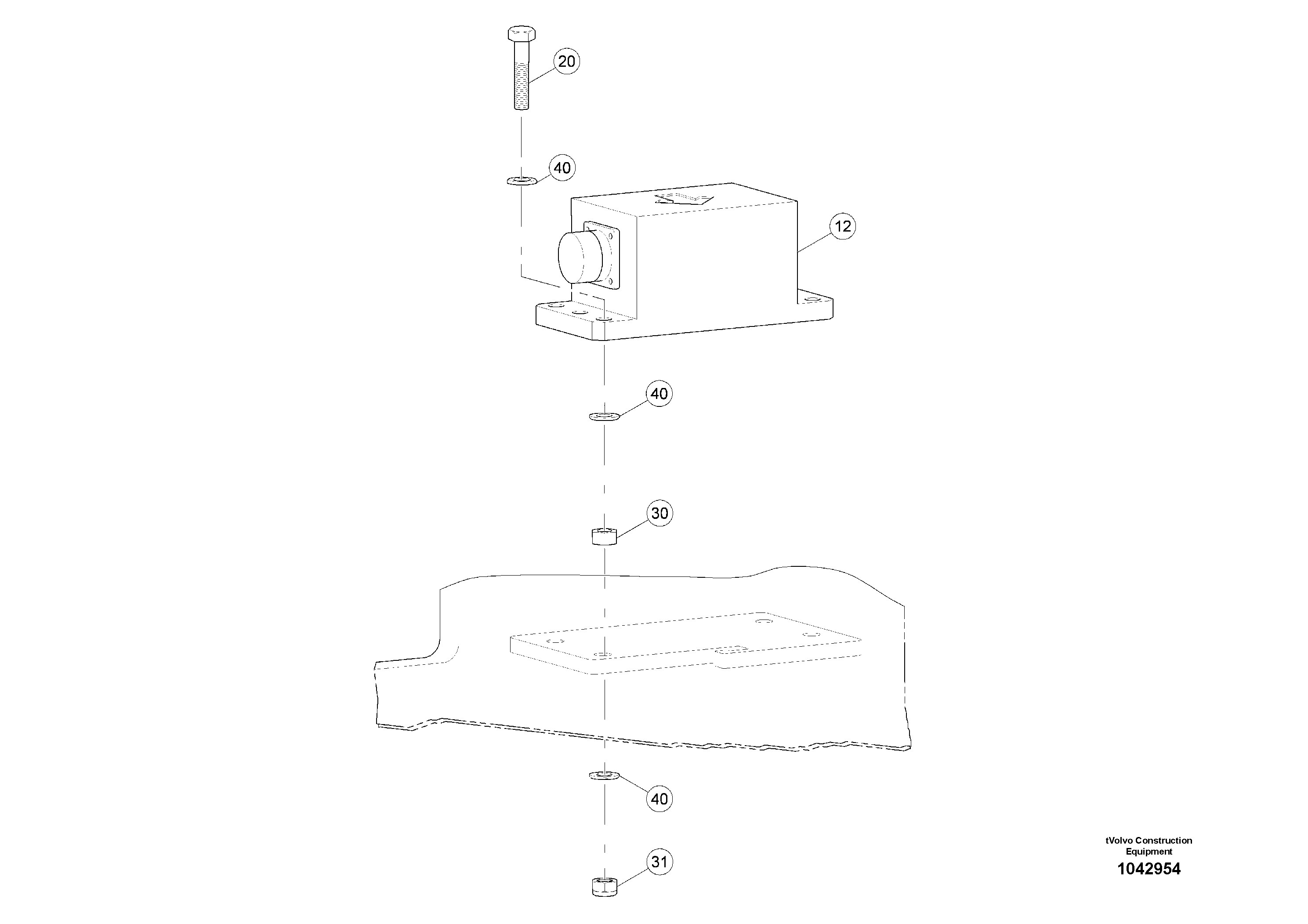 Radio Support RM80834229 VOLVO