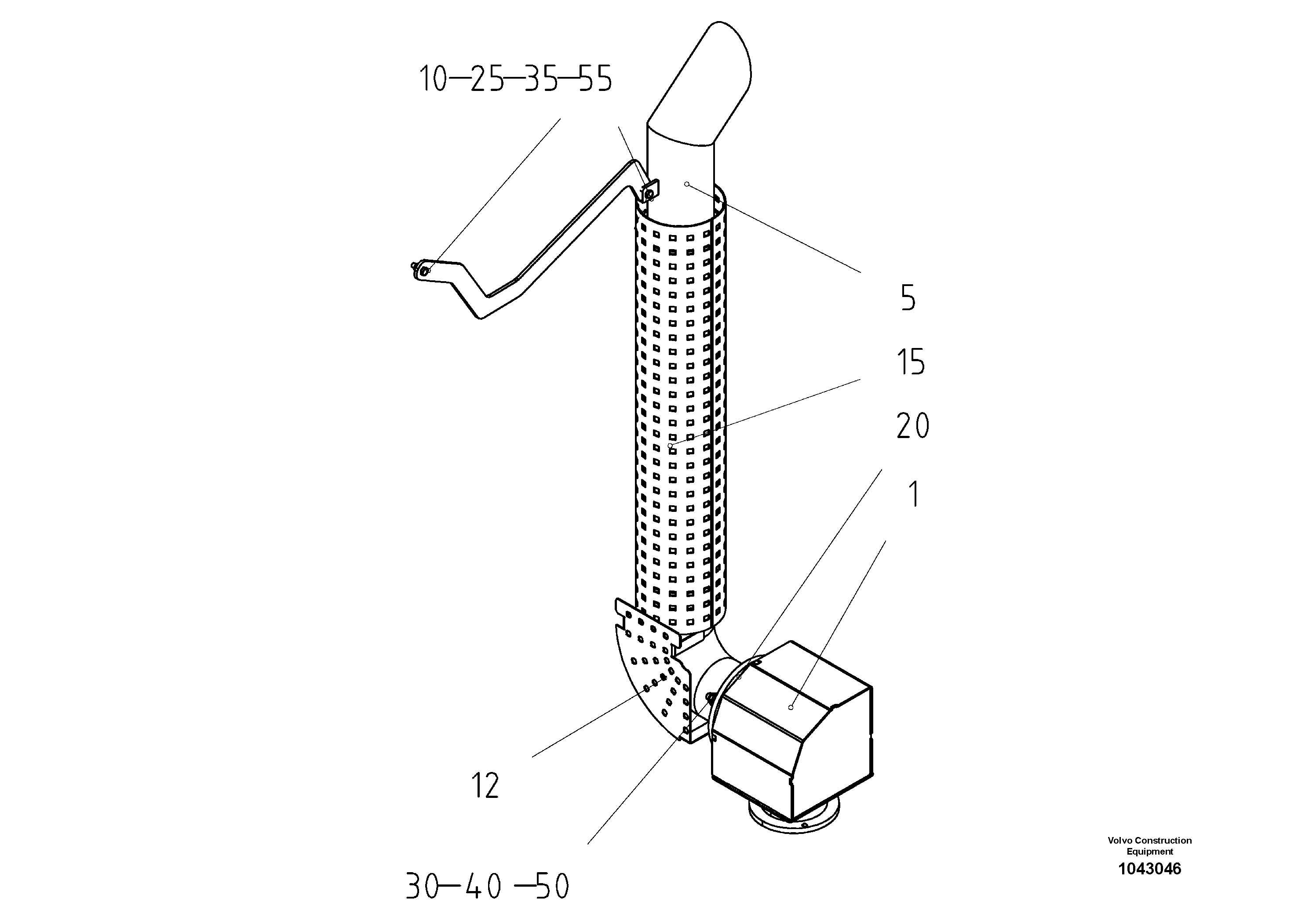 Exhaust elbow RM80804990 VOLVO