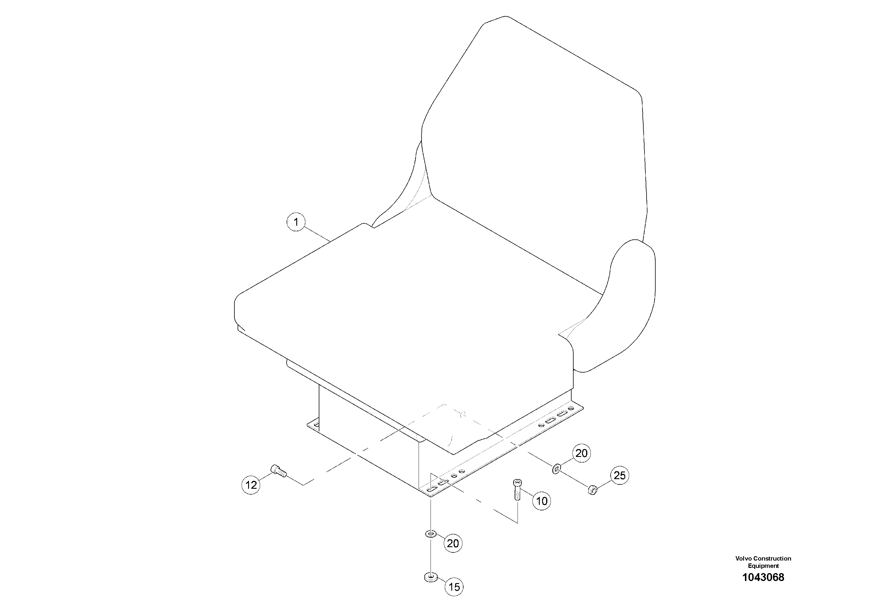 Operator's Seat RM80856503 VOLVO