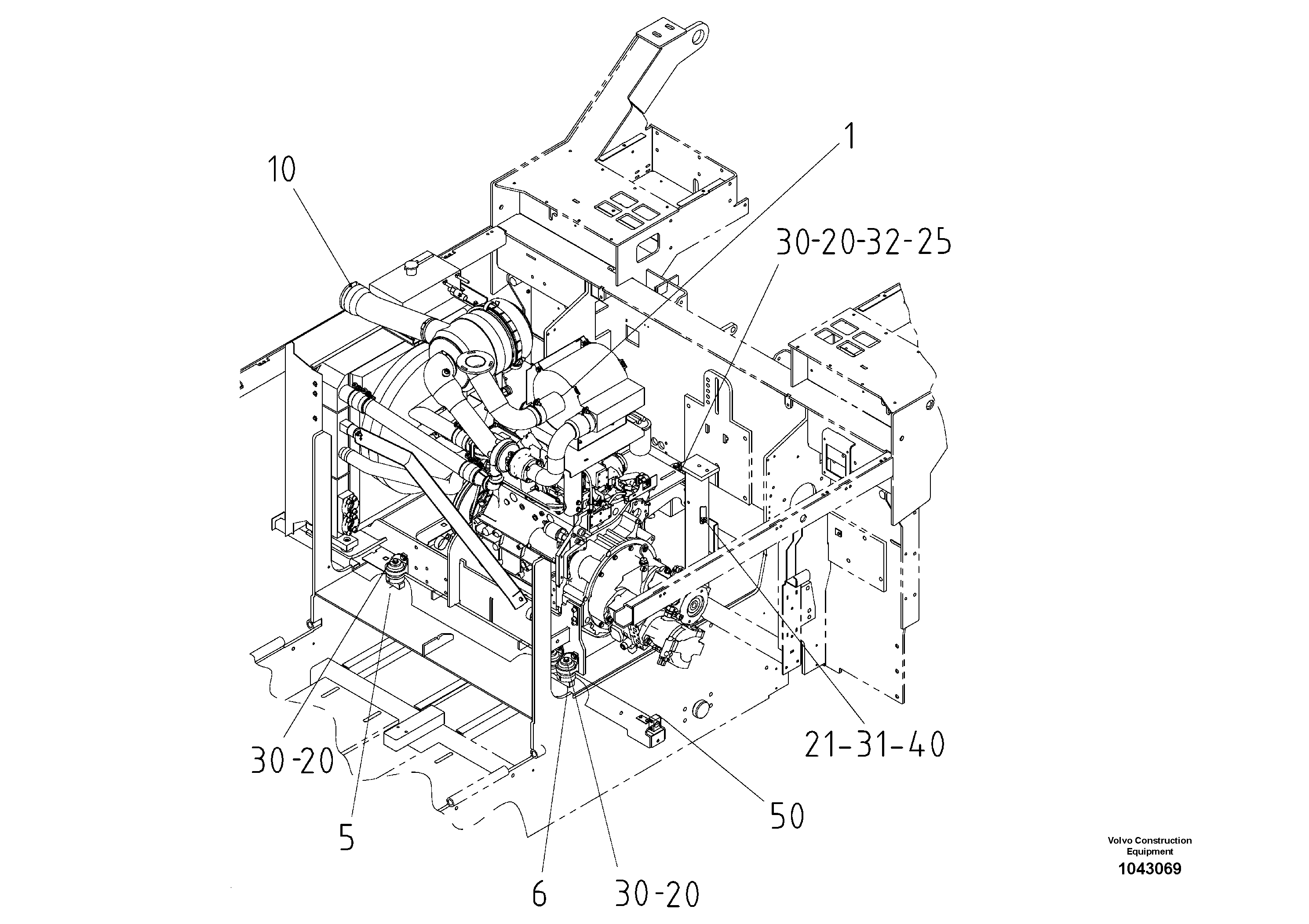 Piston Rod Seal RM80732076 VOLVO
