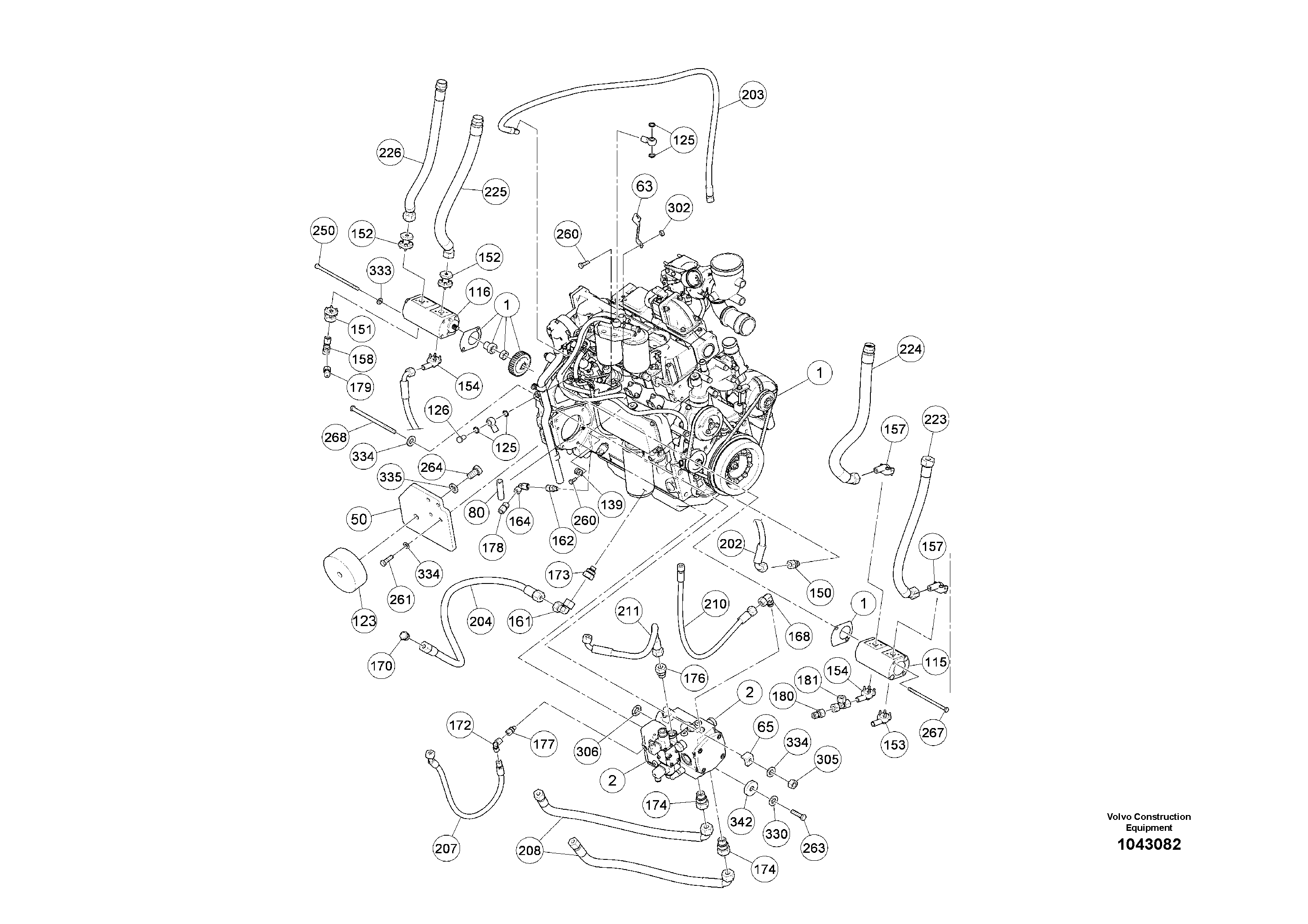 Mounting rail RM96754148 VOLVO