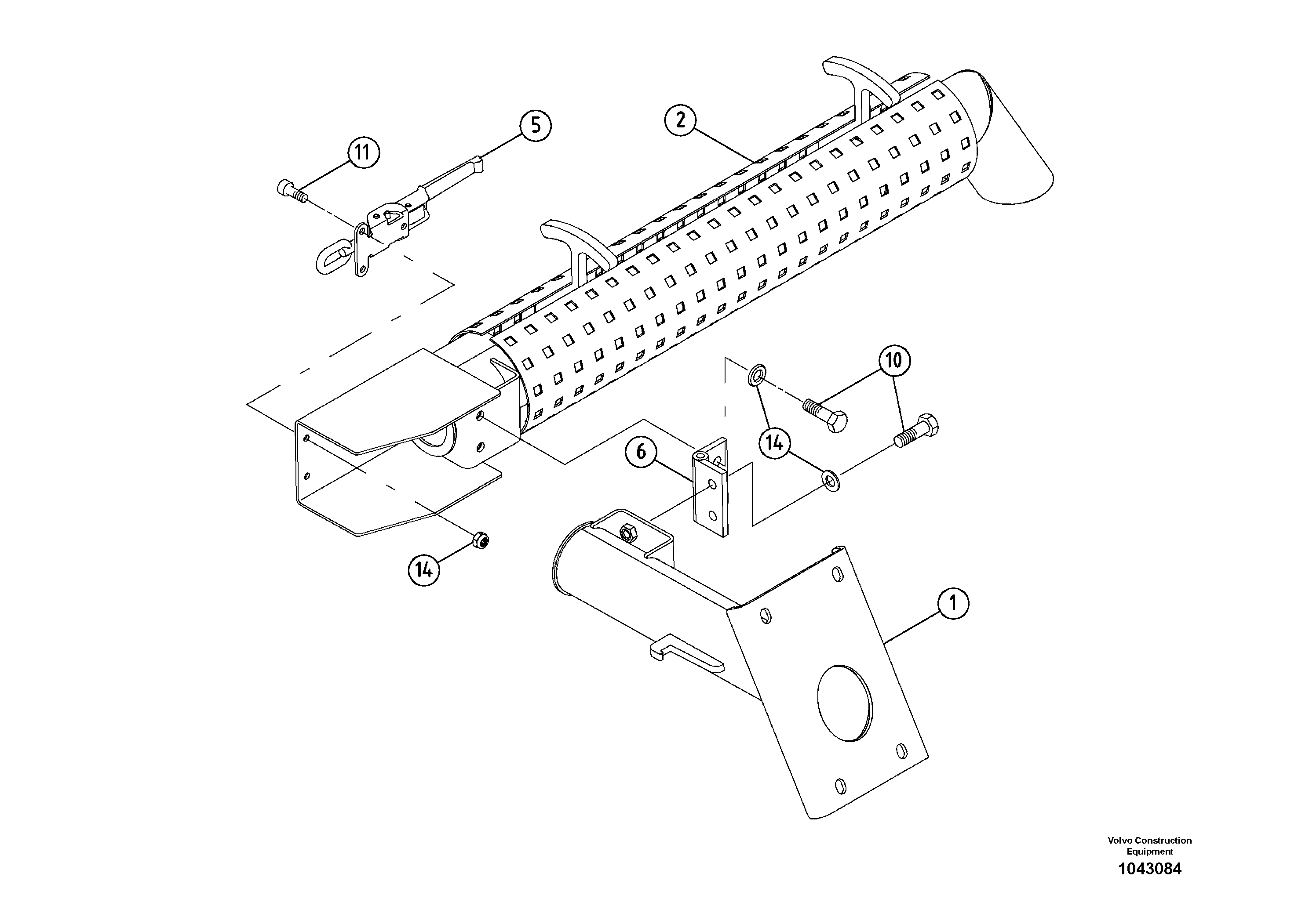Mounting rail RM96702295 VOLVO