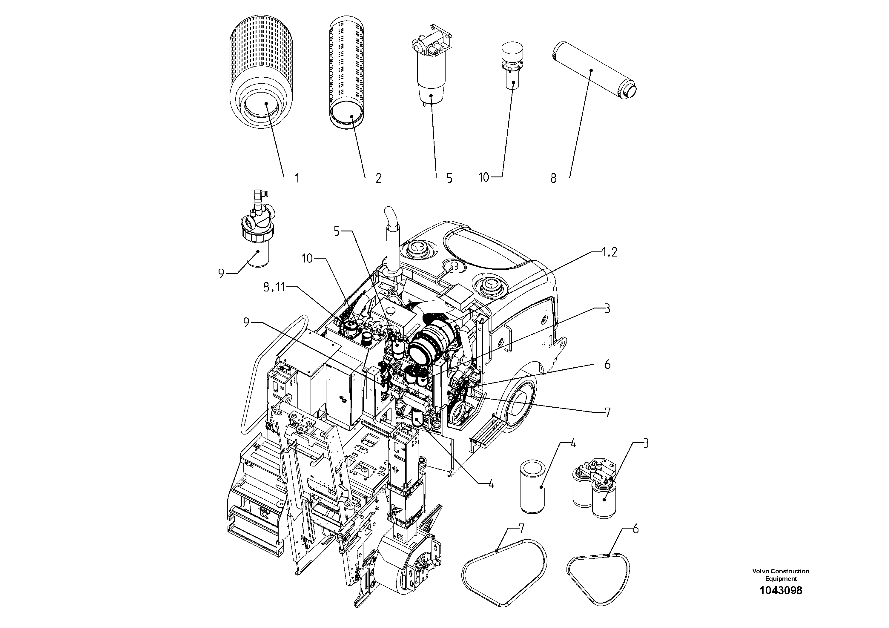 Ключевой жетон RM80784267 VOLVO