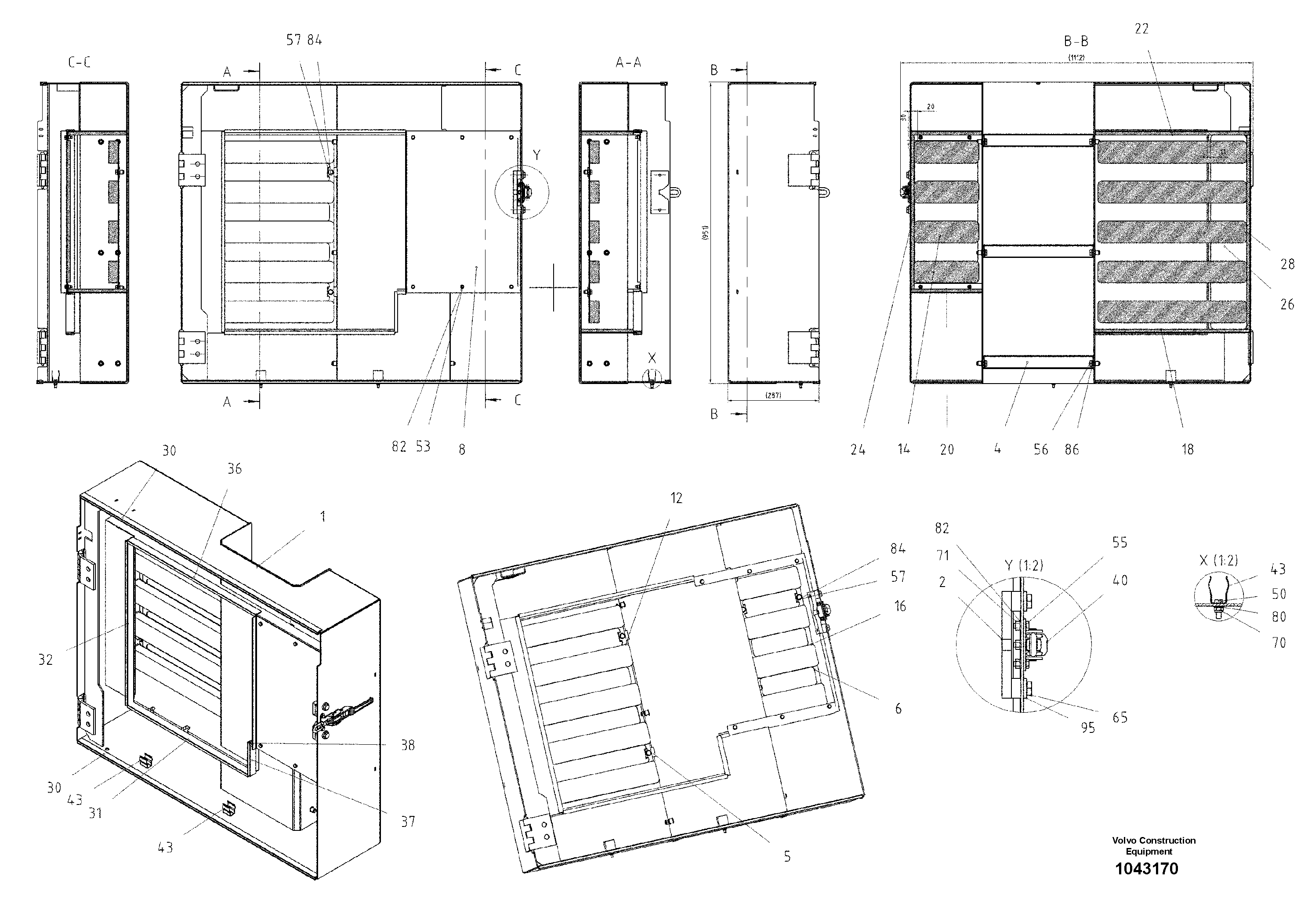 Rec.housing RM80843451 VOLVO