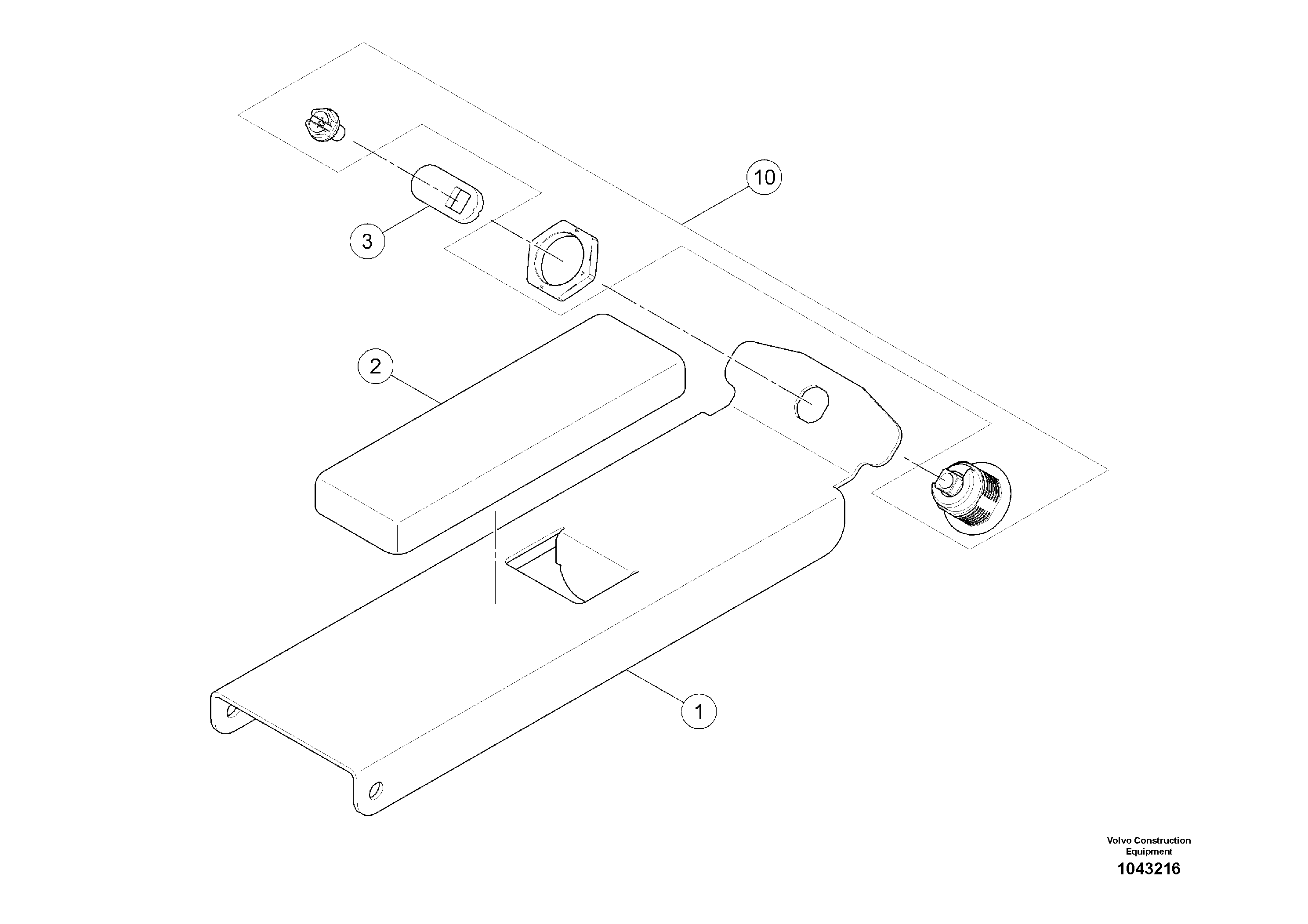 Arm Rest Rtnr RM80857576 VOLVO