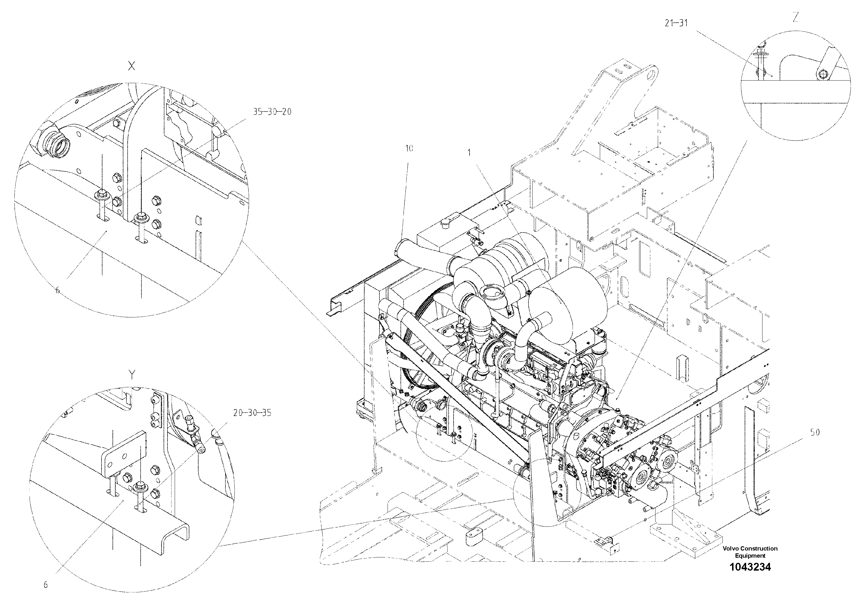 Двигатель RM80861230 VOLVO
