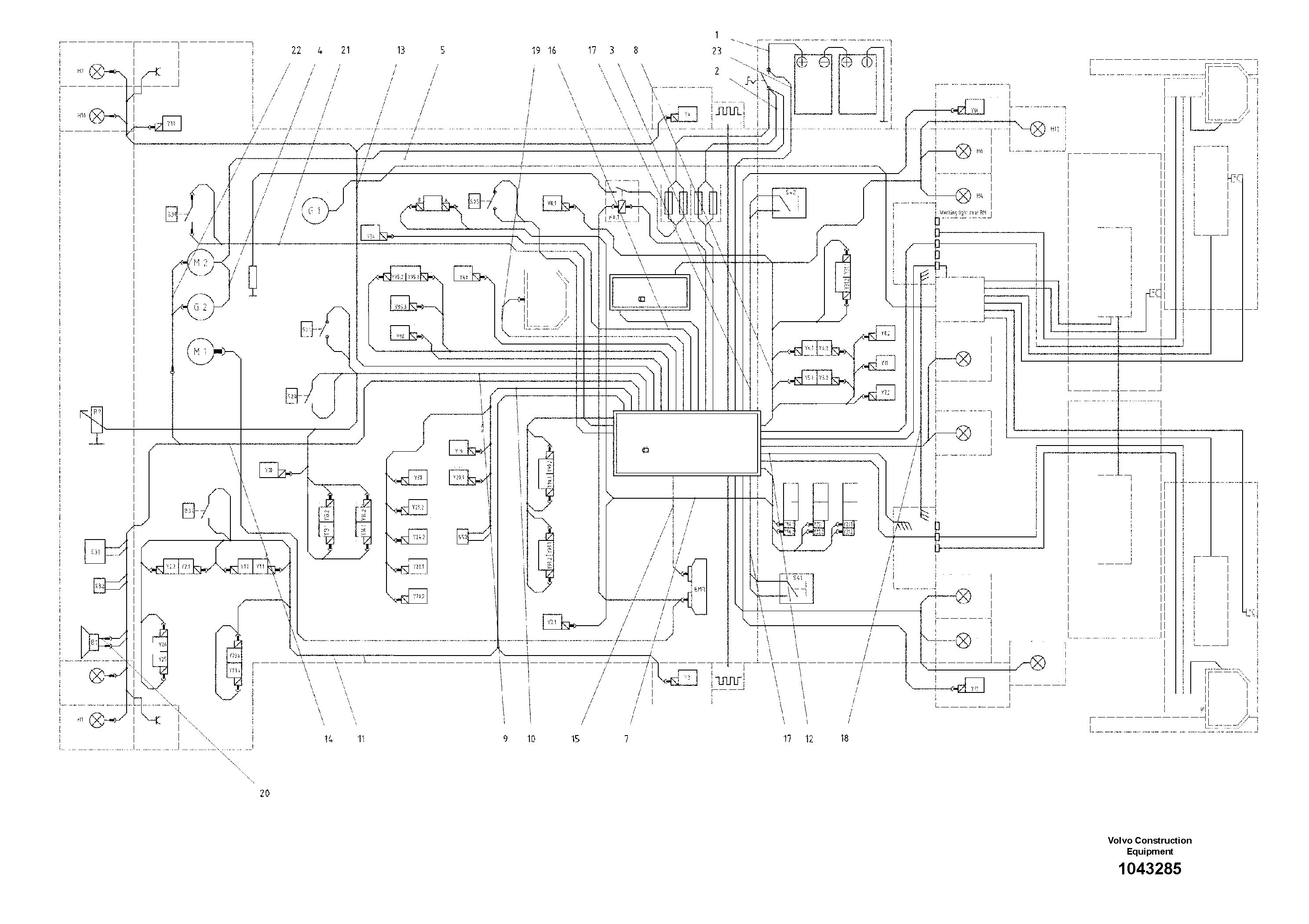 Cable harness RM/VOE12820295 VOLVO