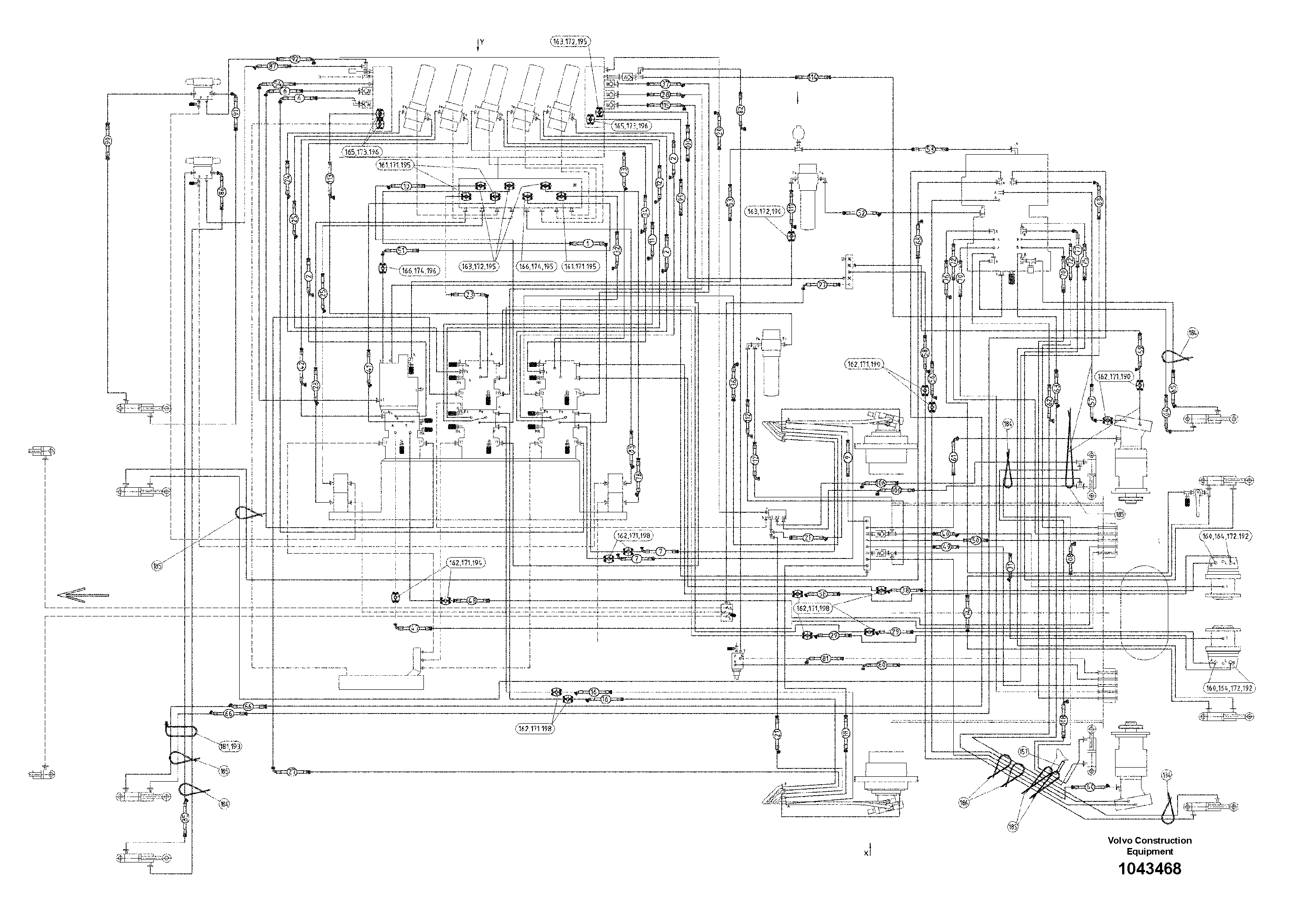 Mounting rail RM96709167 VOLVO