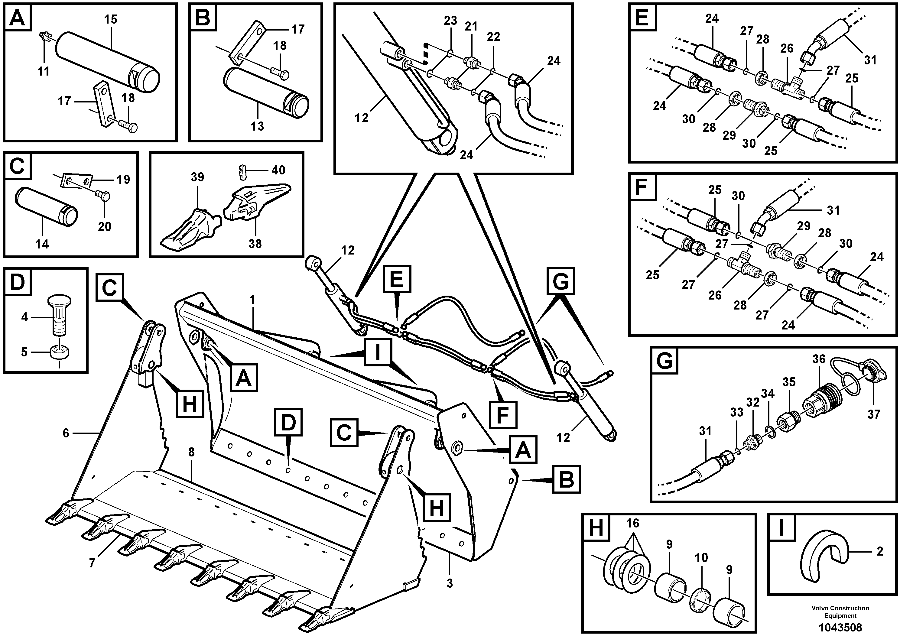 Timing gear casing VOE936688 VOLVO