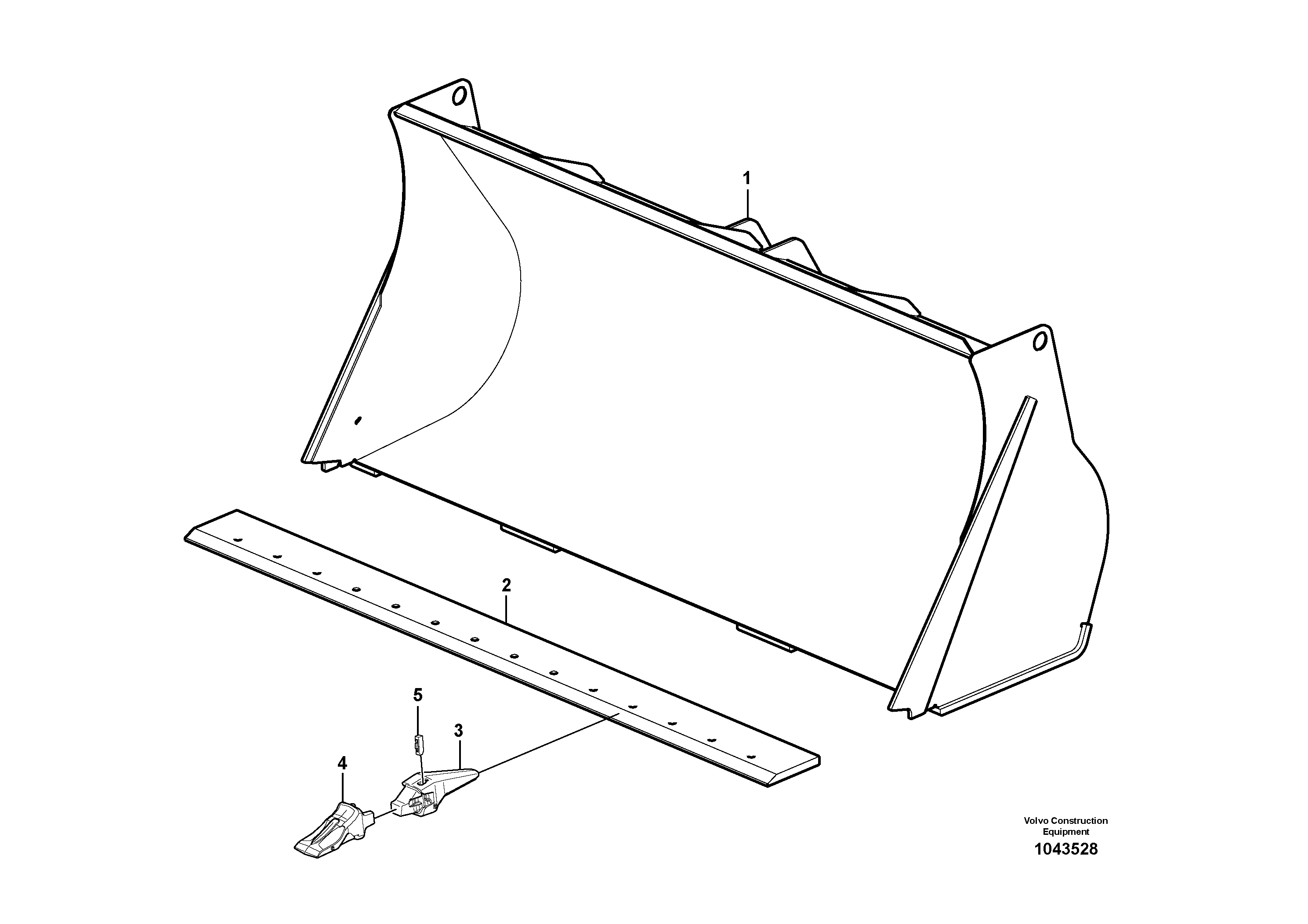 Bucket VOE15611389 VOLVO
