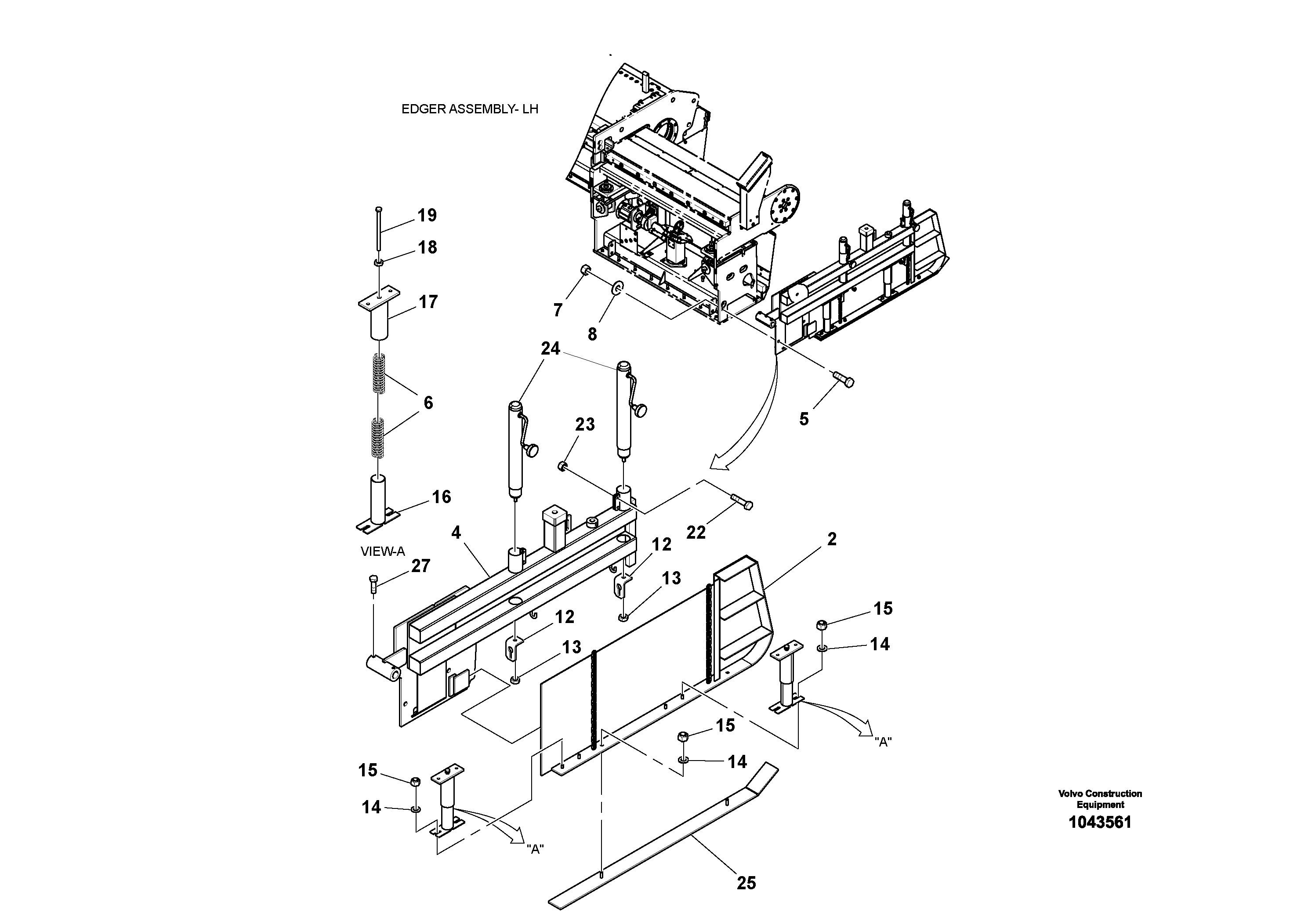 Hexagon screw RM94074226 VOLVO