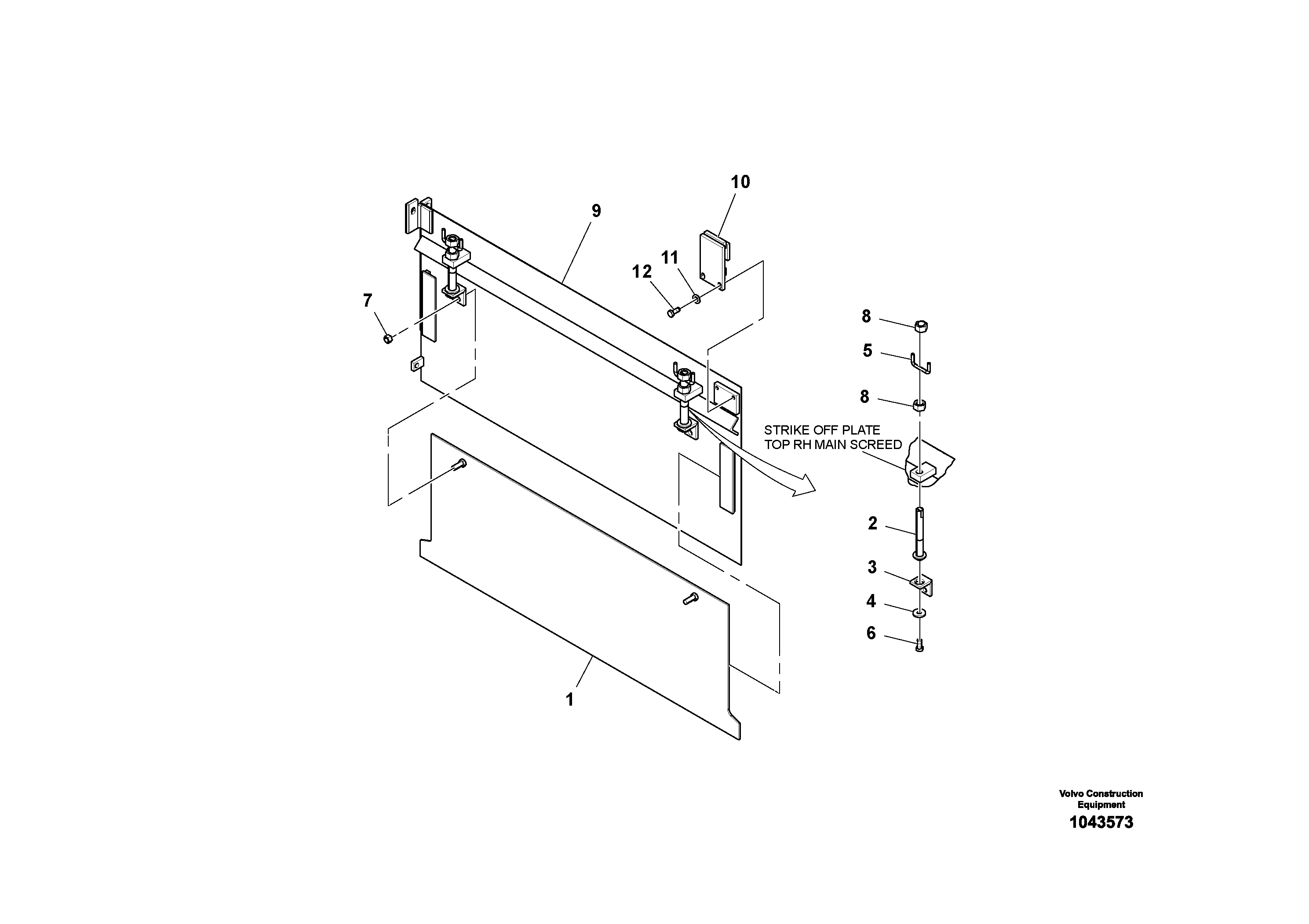 Attaching Strip RM70854914 VOLVO
