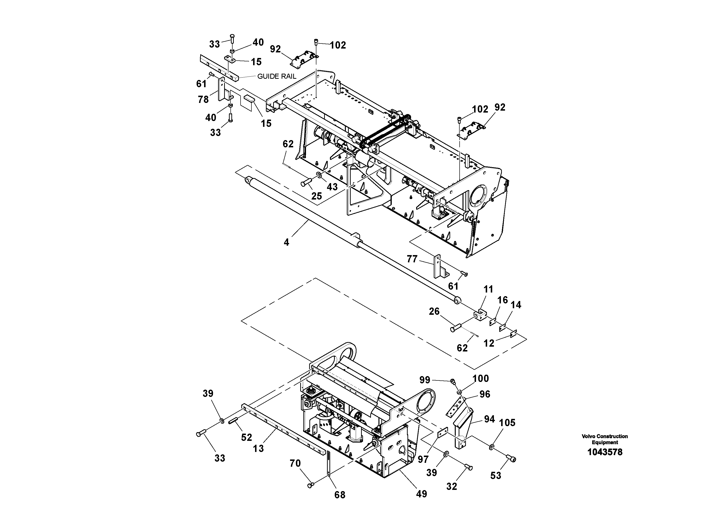 Tooth adapter Rh RM70854591 VOLVO