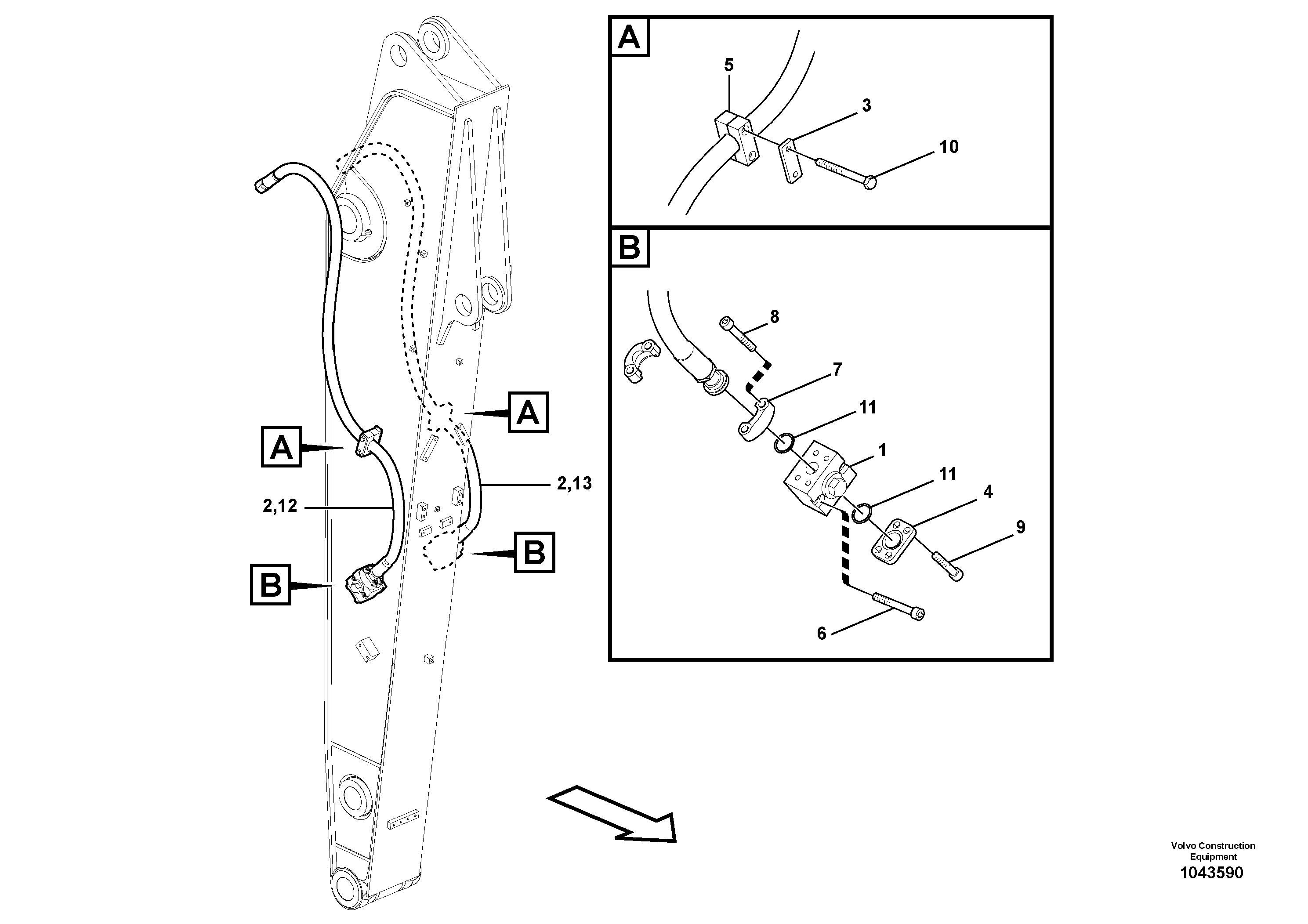 Timing gear casing VOE15064466 VOLVO