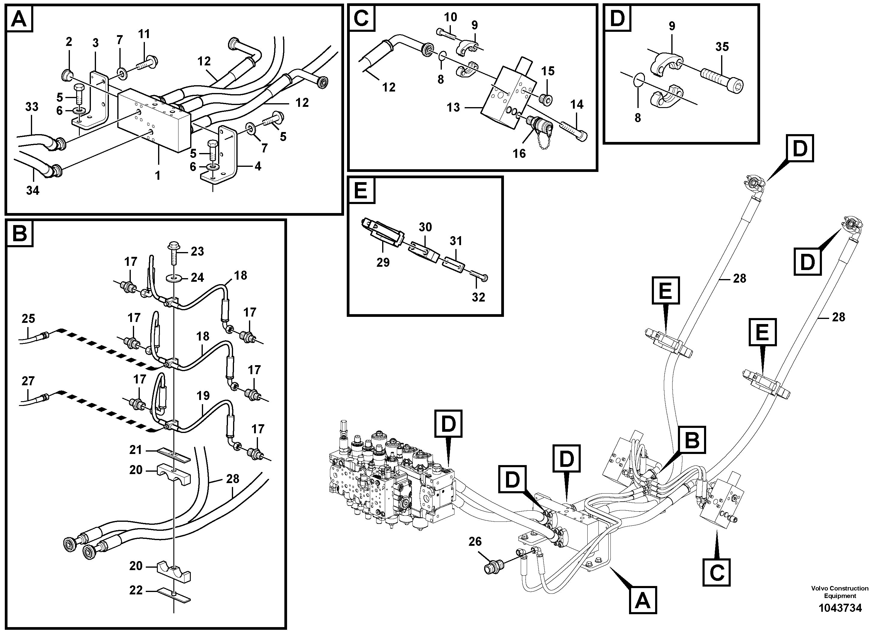 Bracket RM/VOE14387948 VOLVO