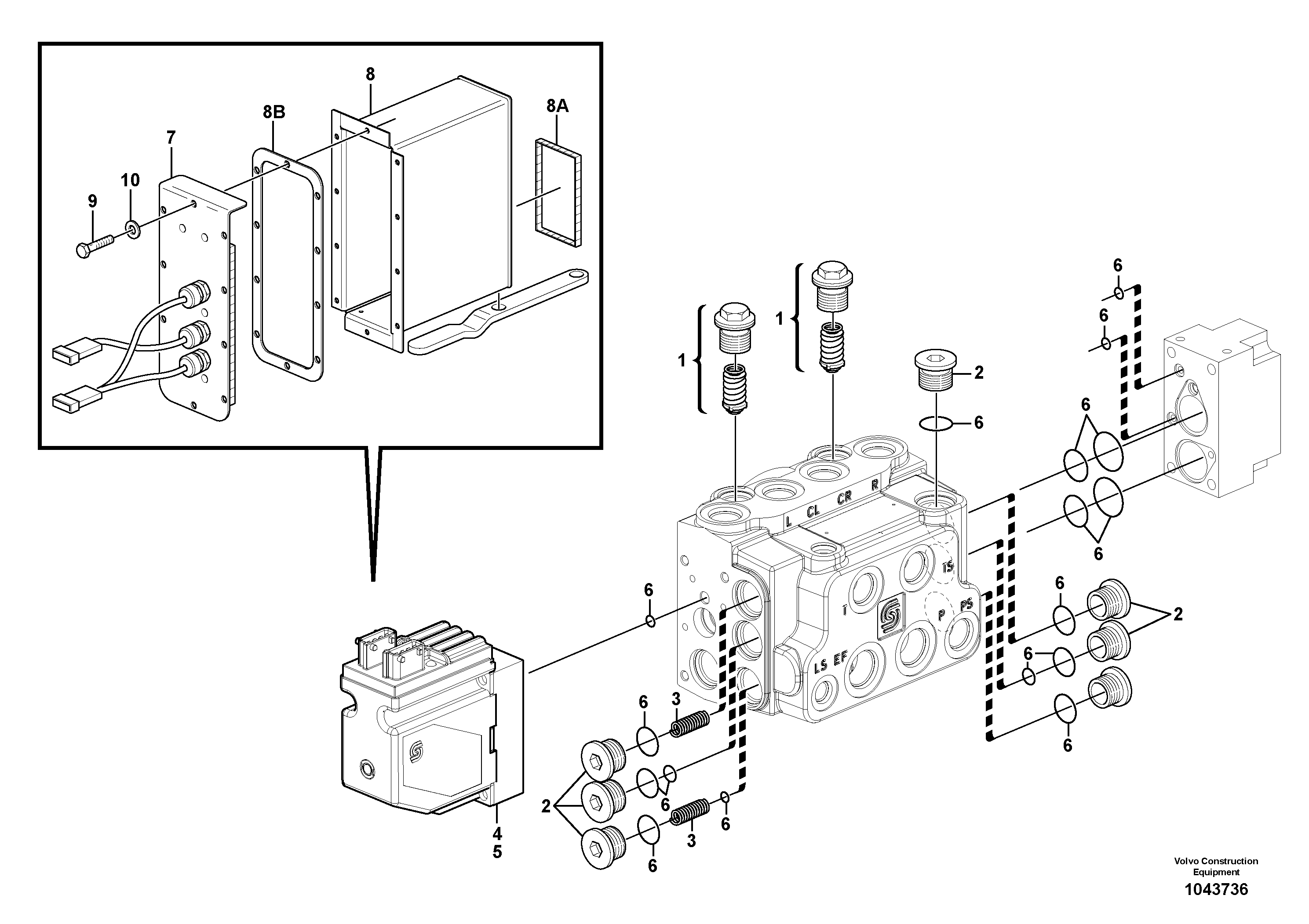 Bearing ring VOE15028360 VOLVO