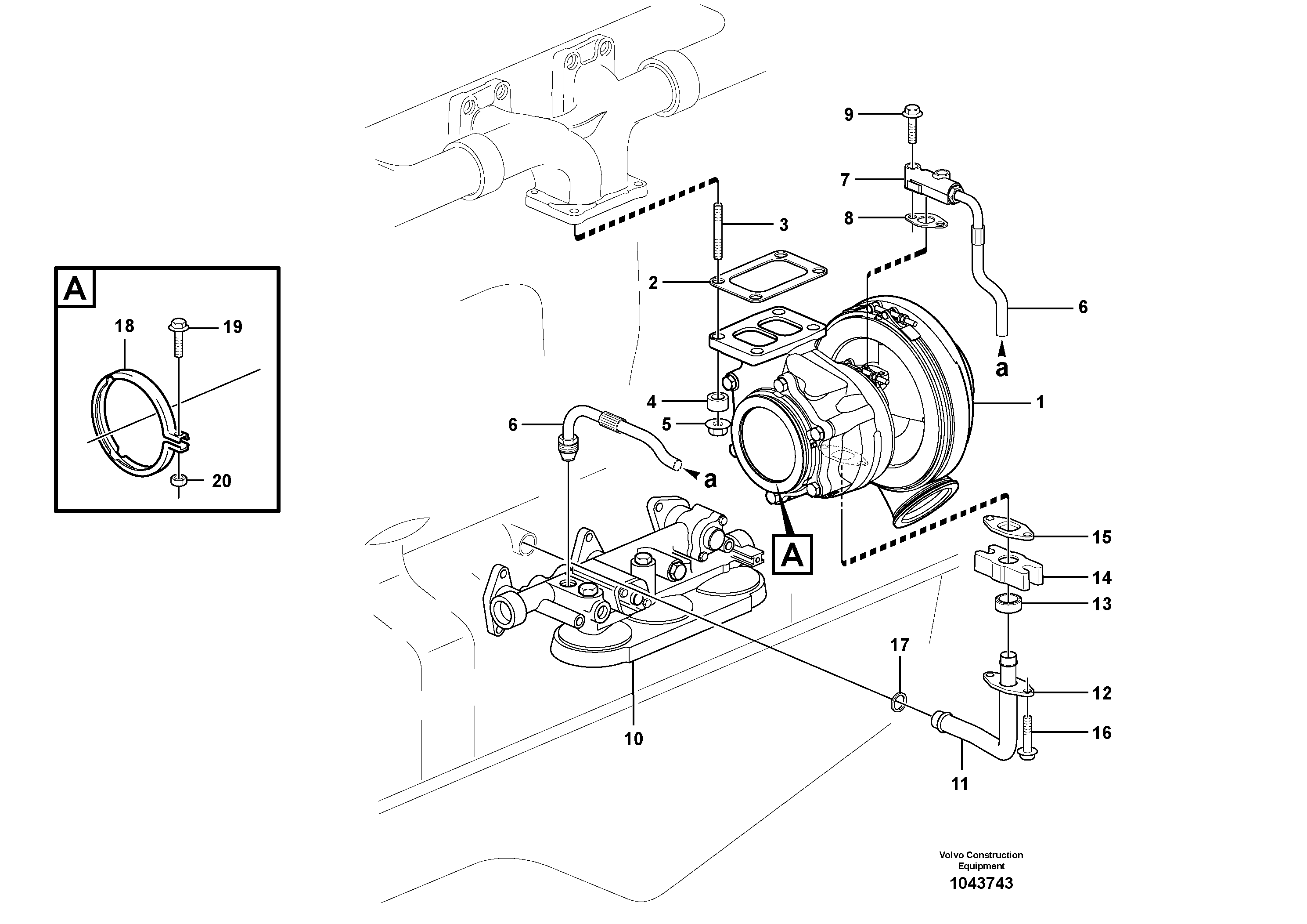 Bushing VOE1547592 VOLVO
