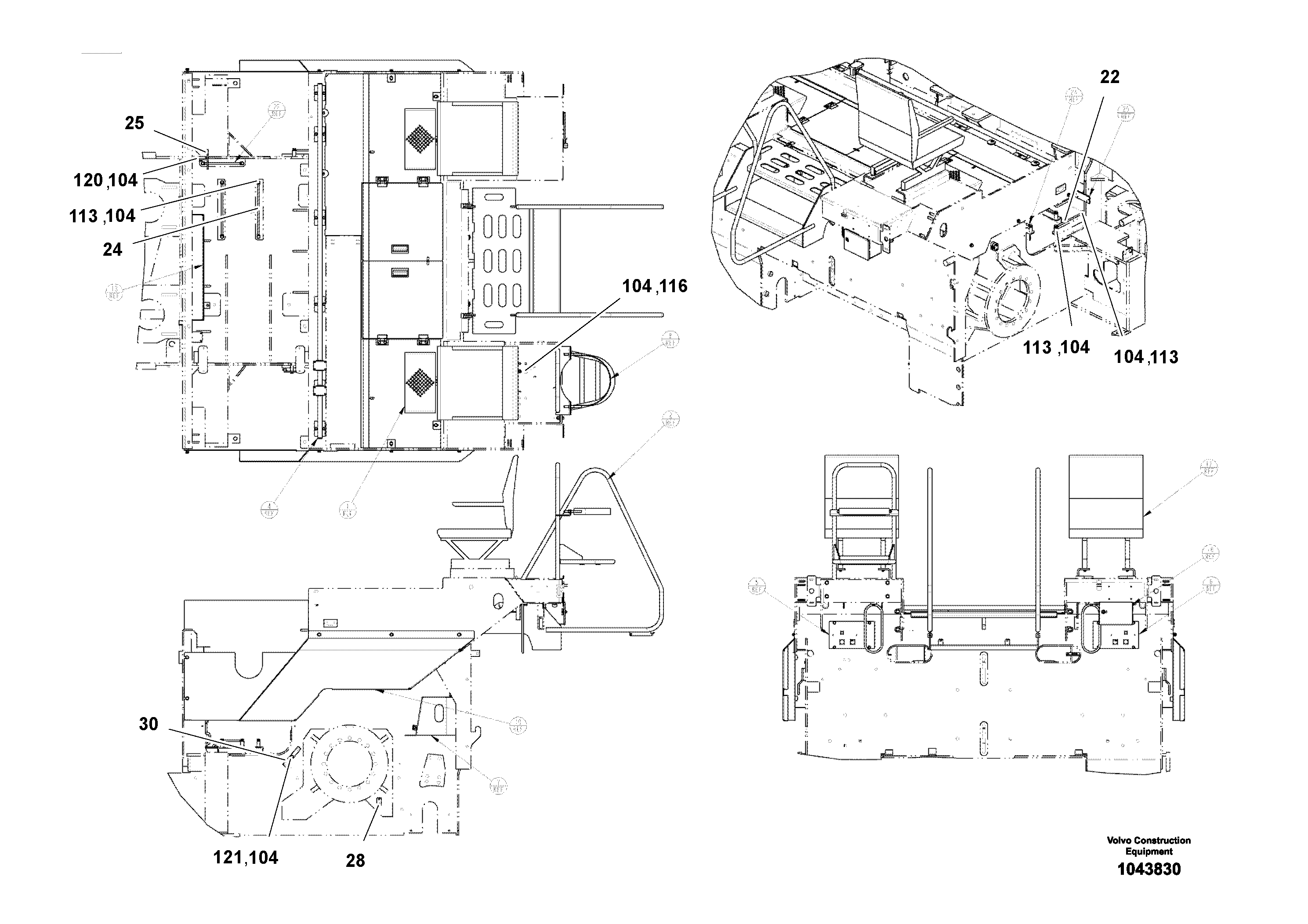 Промежуточная шестерня RM70809447 VOLVO