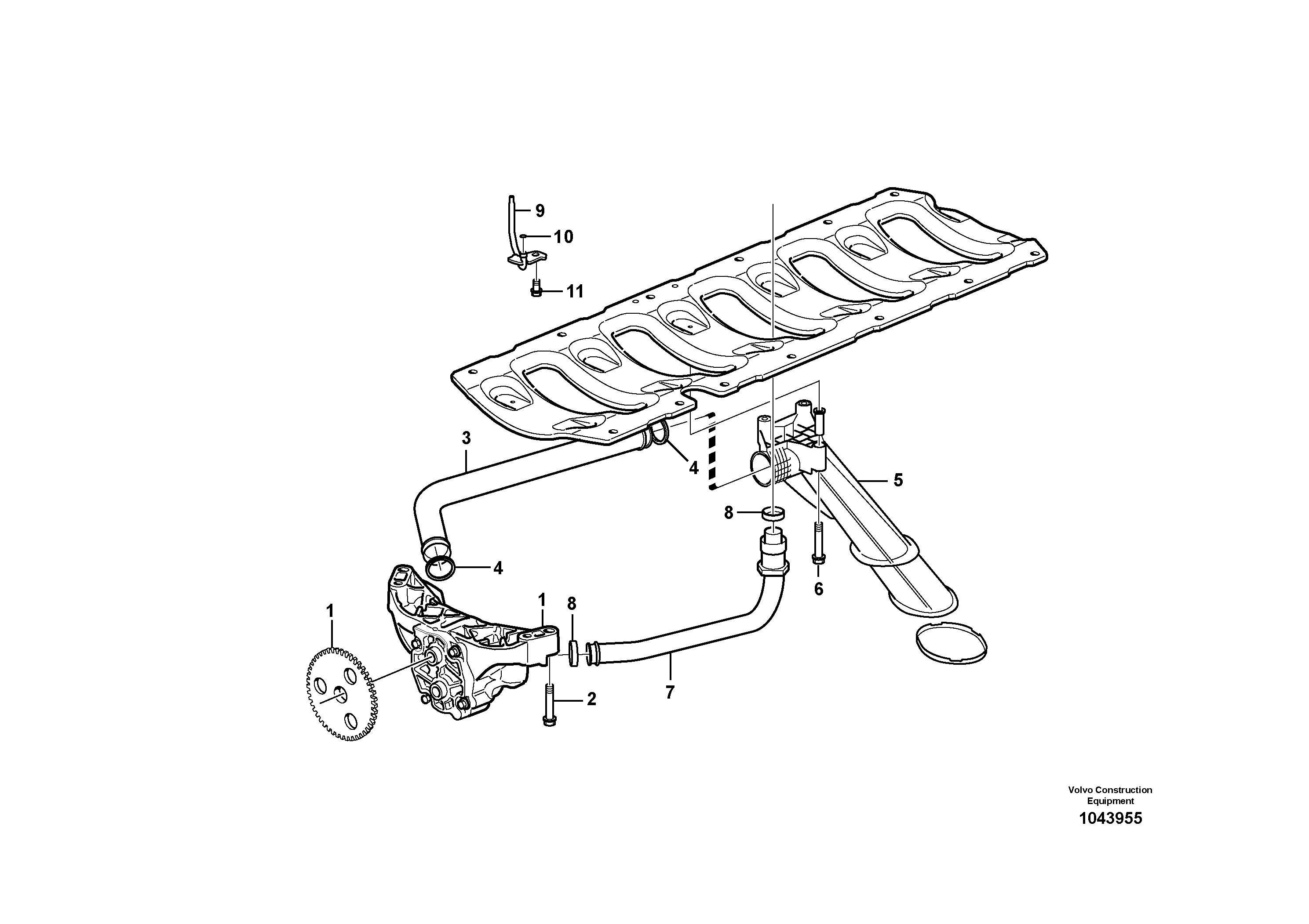Front Spring VOE21344756 VOLVO