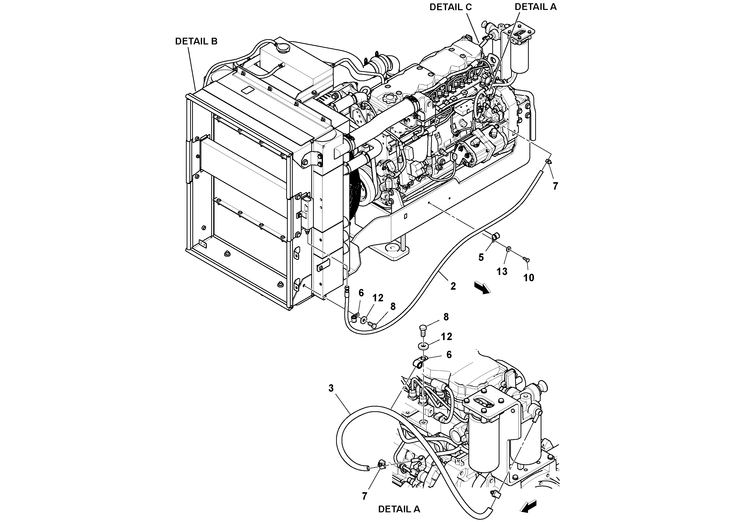 Timing gear casing RM18006833 VOLVO