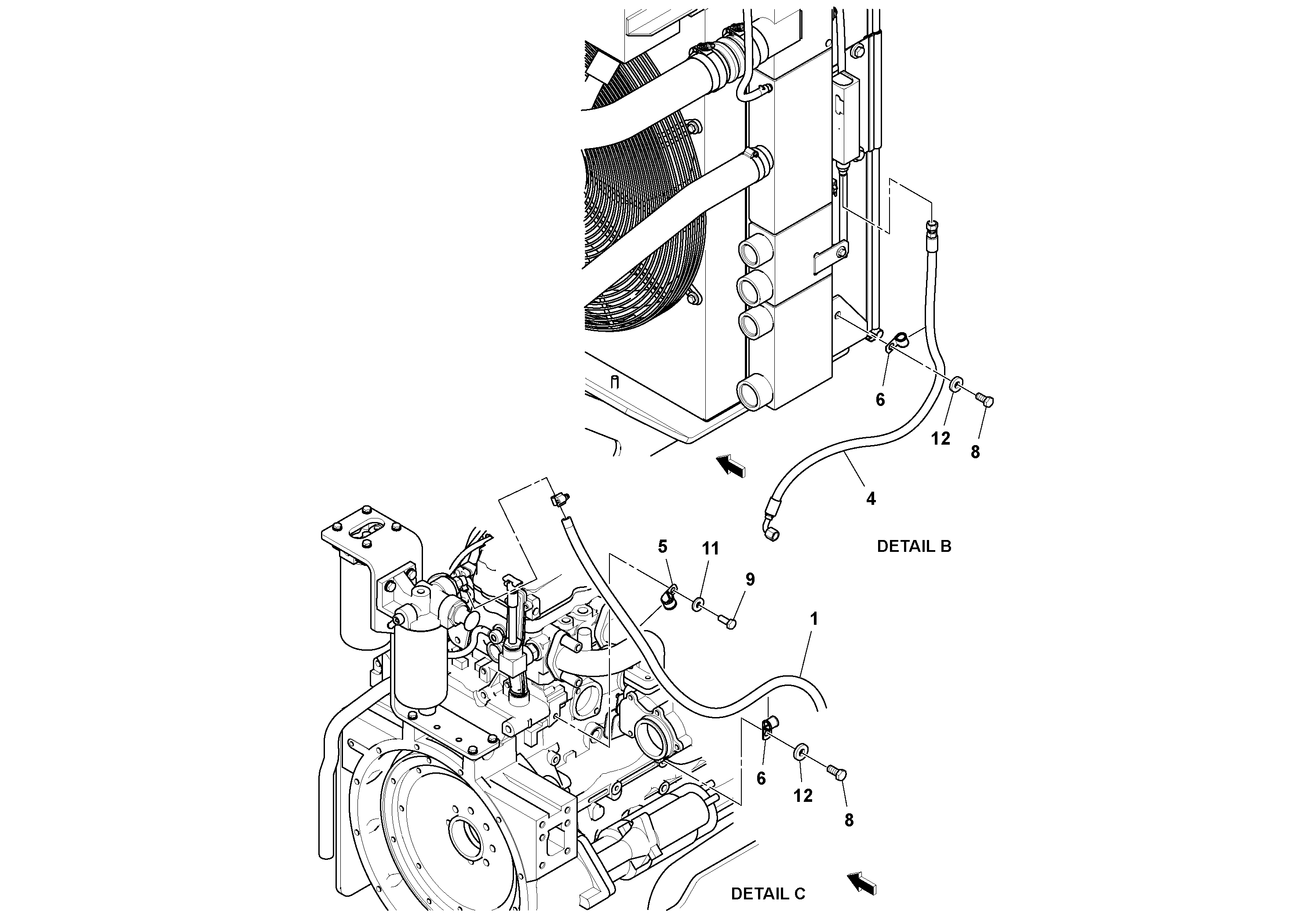 Timing gear casing RM43846427 VOLVO