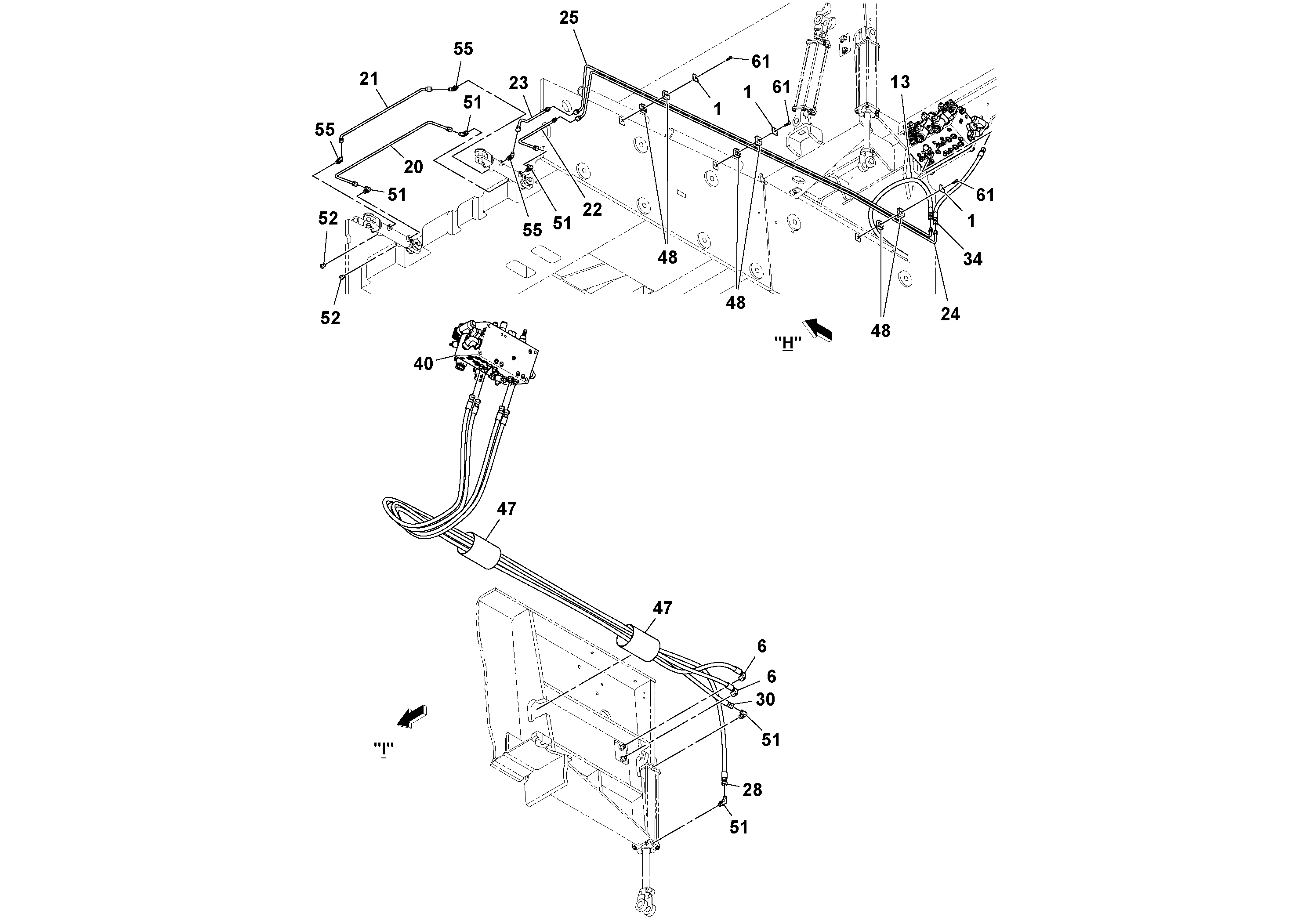 Workinglamp on boom RM43878404 VOLVO