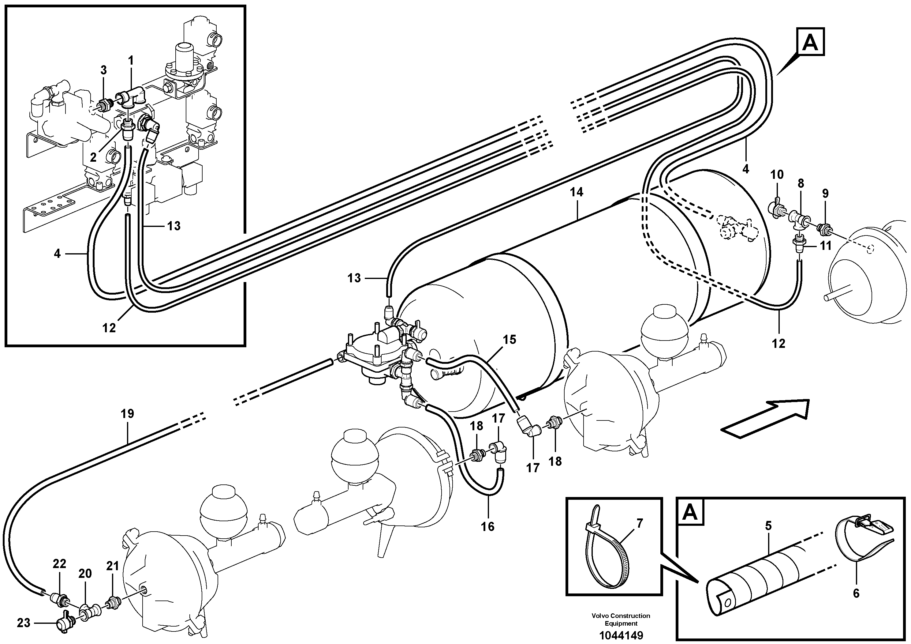 Guide pin VOE15026193 VOLVO