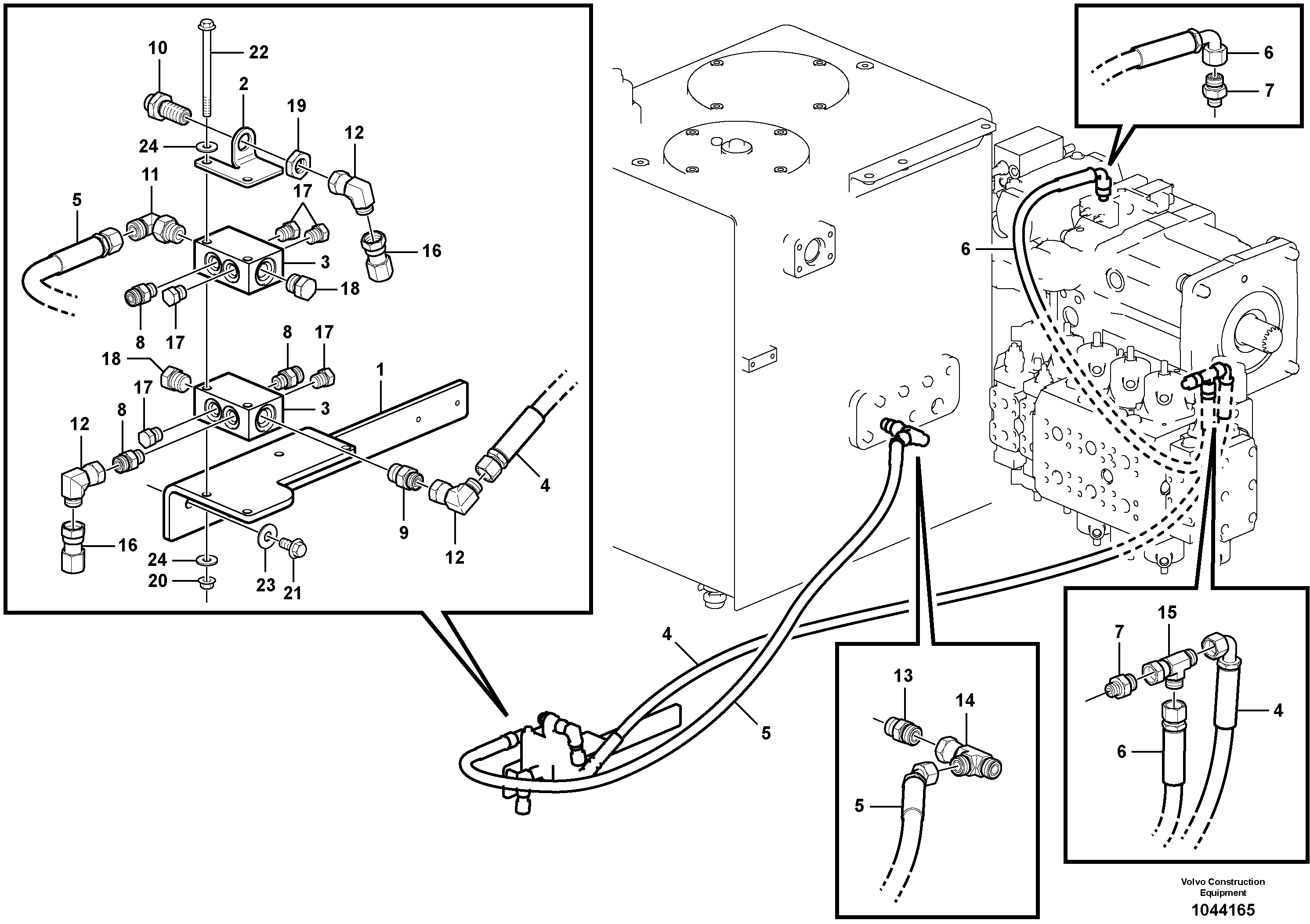 Timing gear casing VOE937238 VOLVO