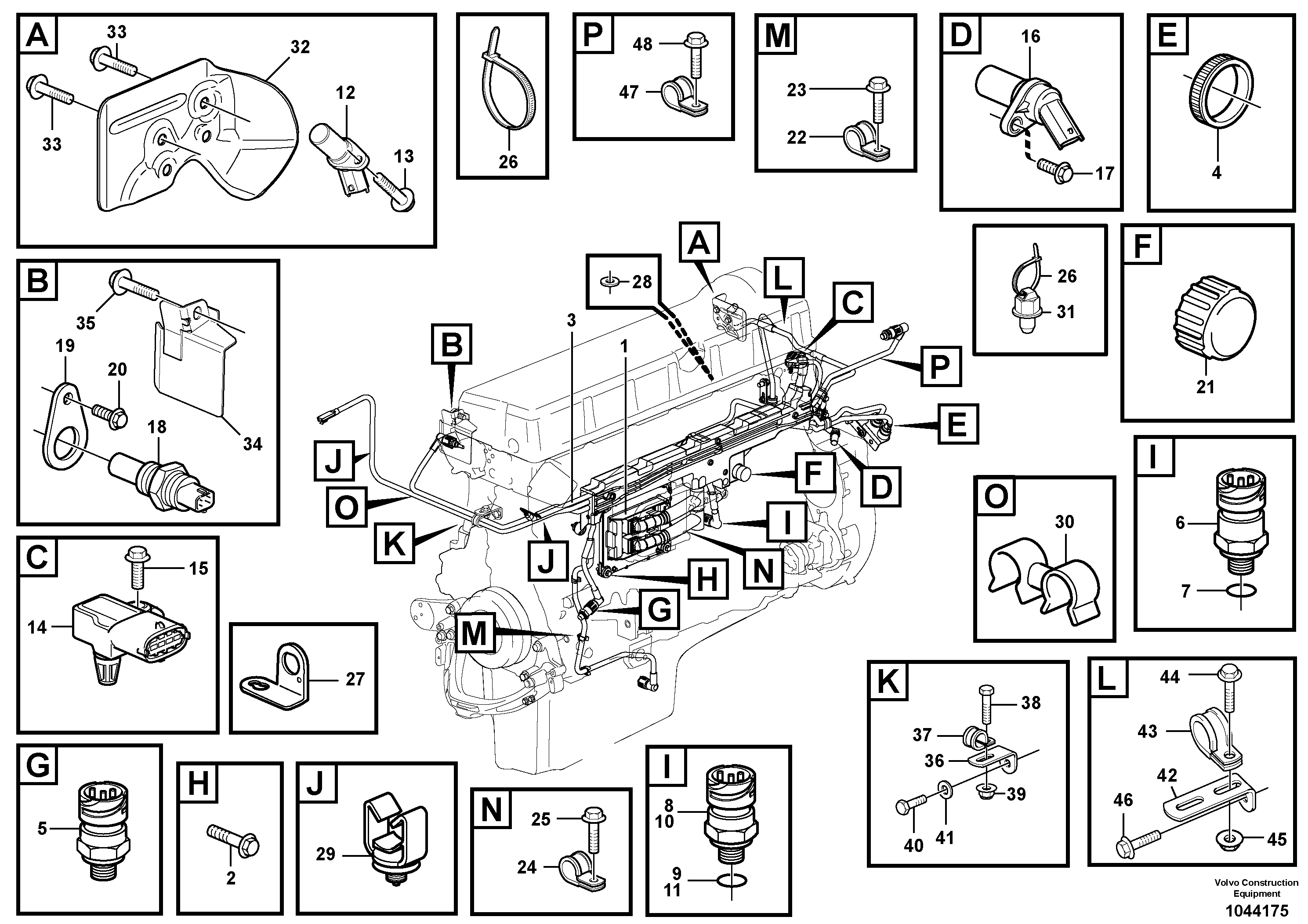 Seat frame VOE965560 VOLVO