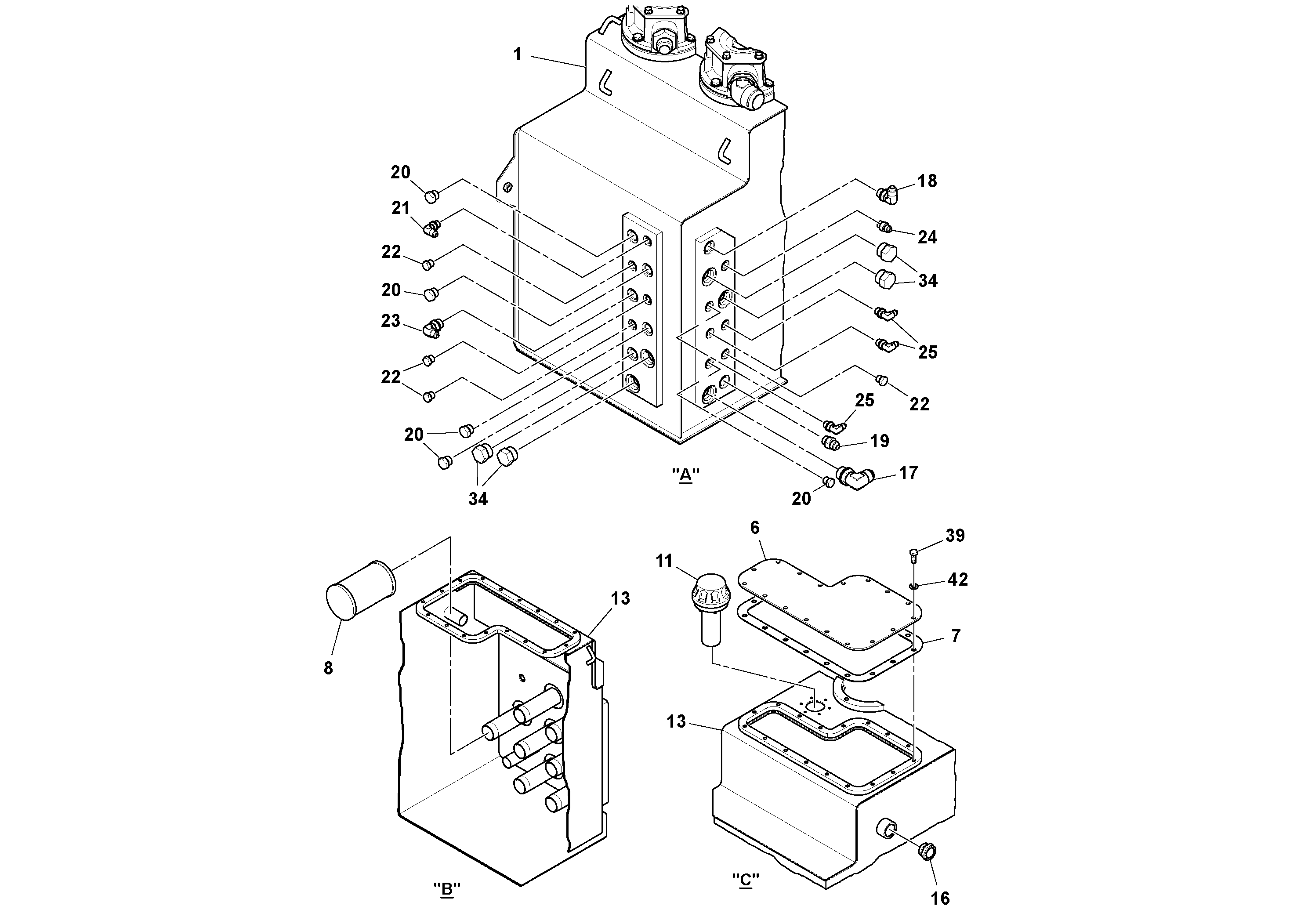 Adapter RM95925244 VOLVO