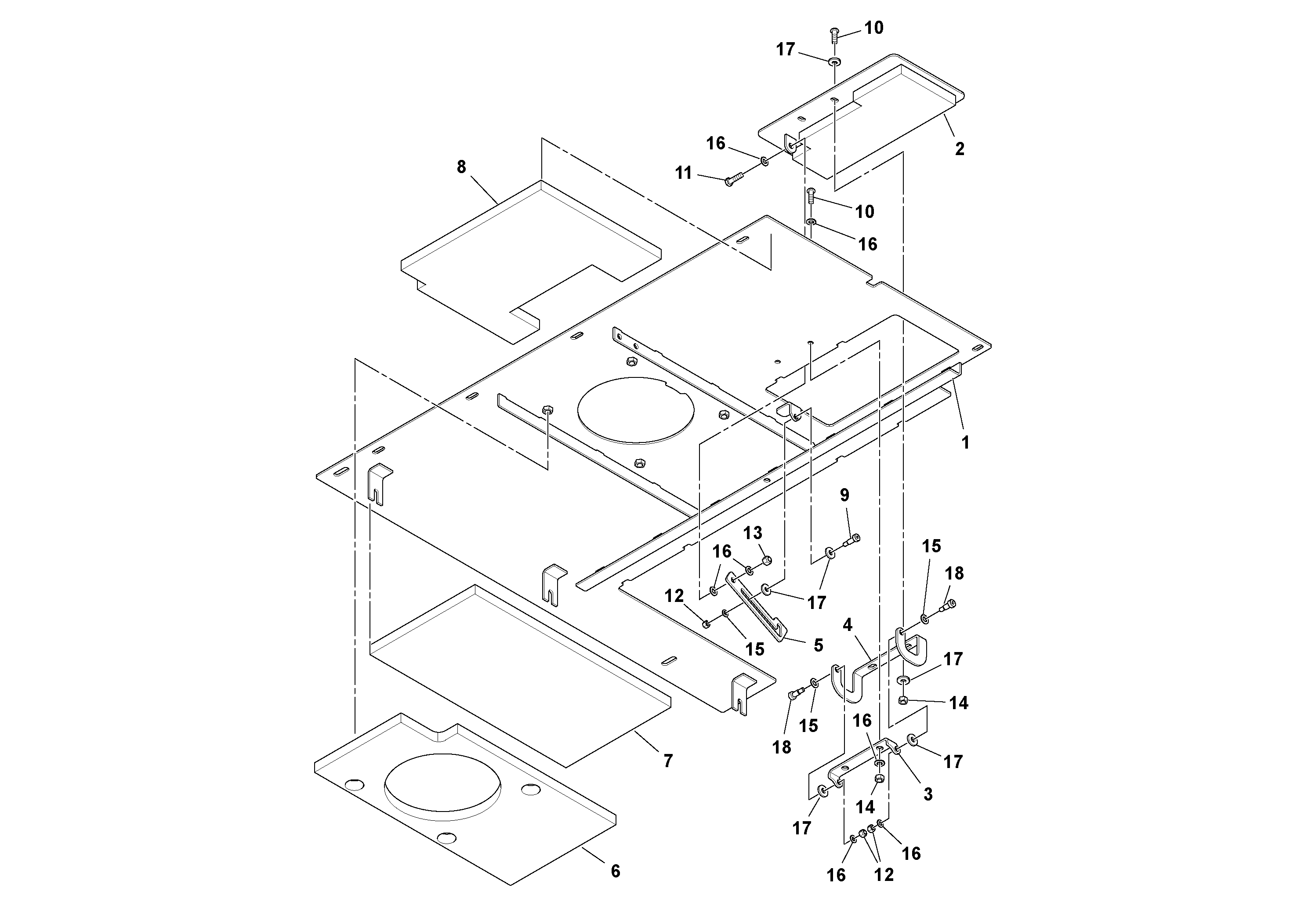 Weld plate RM43910496 VOLVO