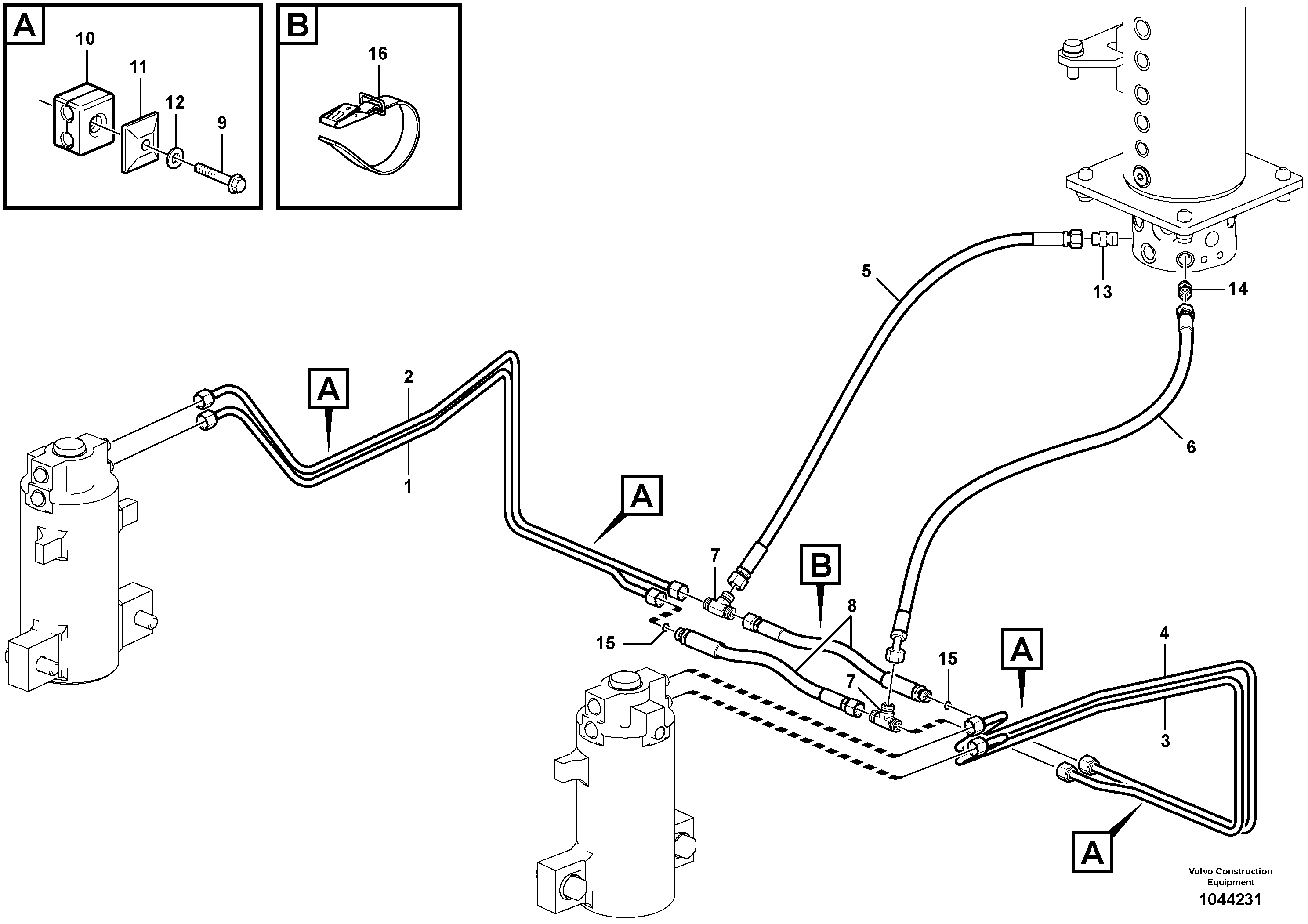 Timing gear casing VOE936404 VOLVO
