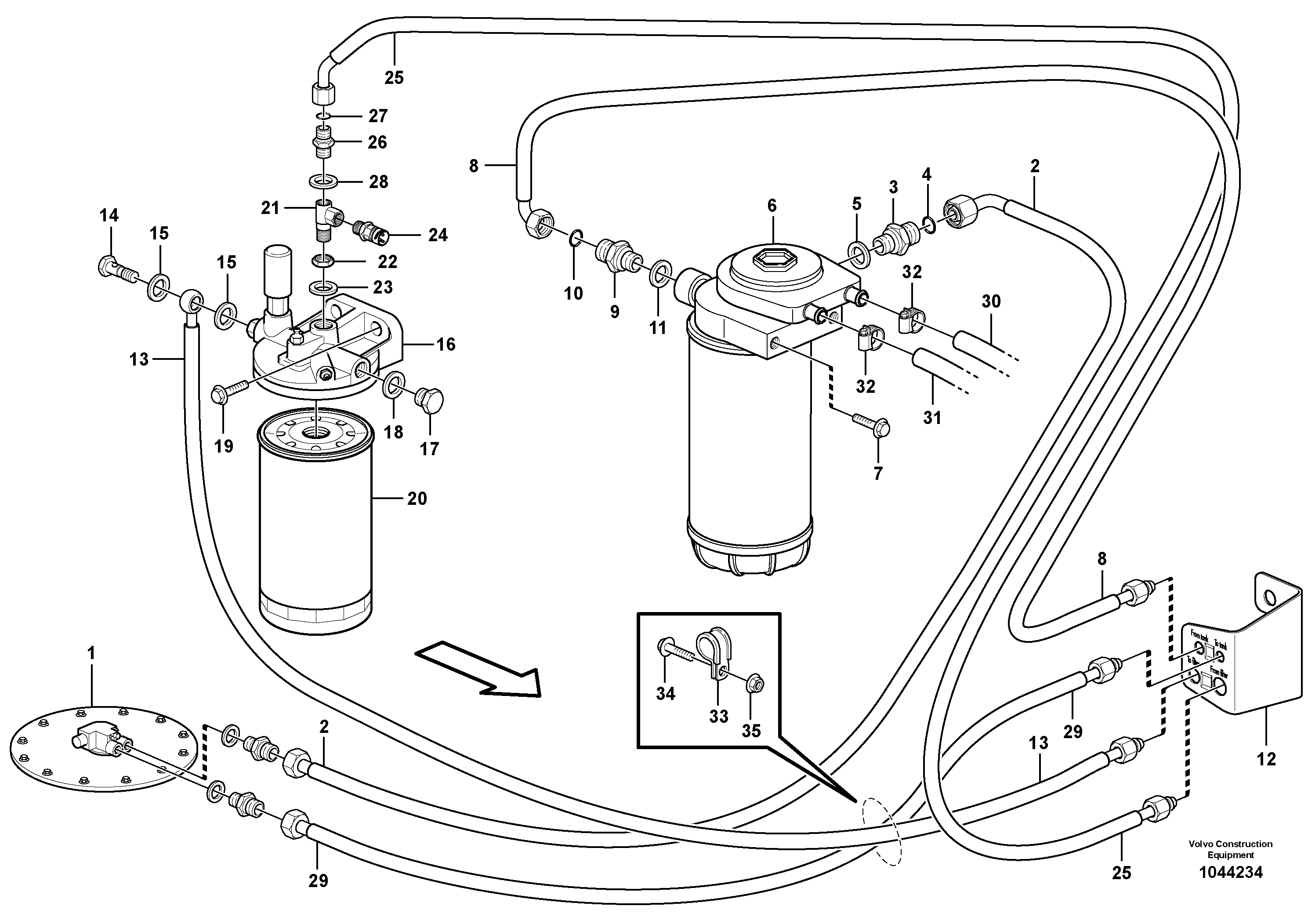 Valve Assembly, Stop VOE984426 VOLVO