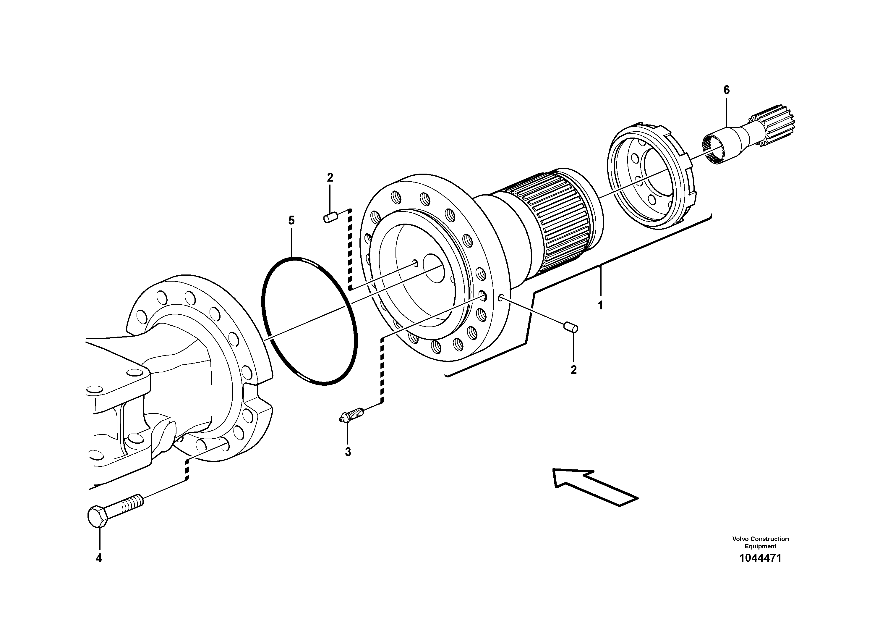 For upper engine part VOE14560400 VOLVO