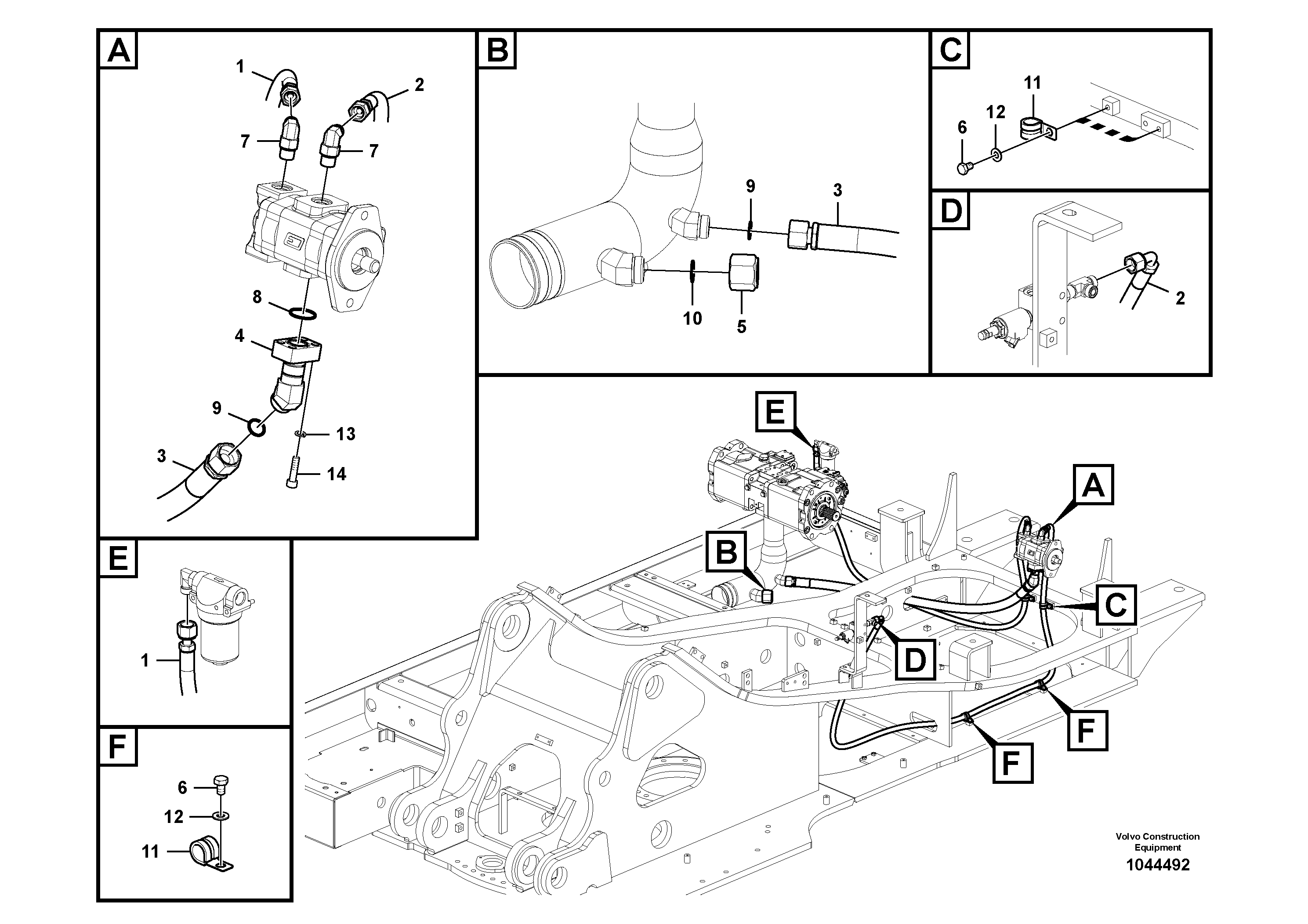 Timing gear casing VOE938398 VOLVO