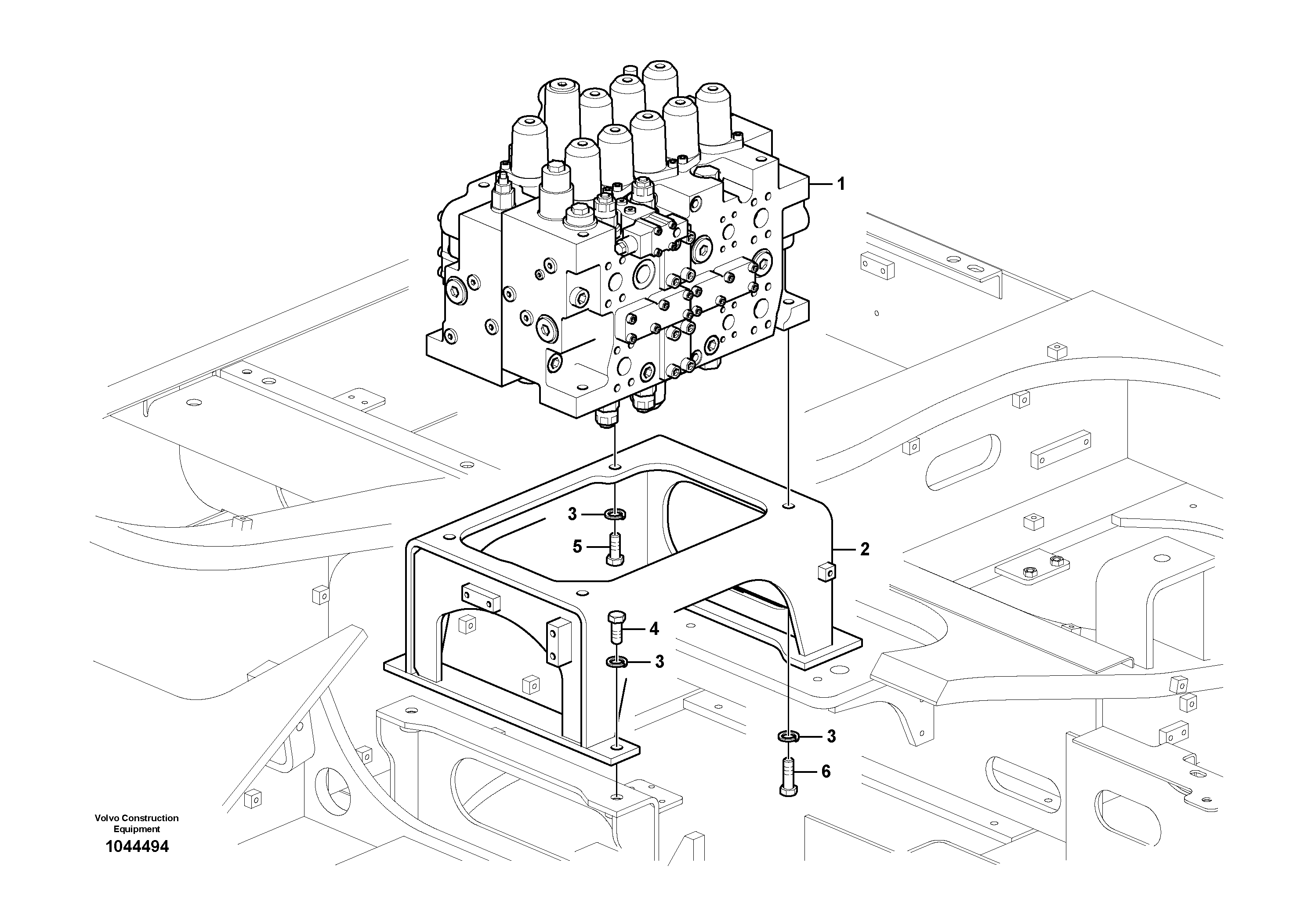 Shaft Guide RM/VOE14670038 VOLVO
