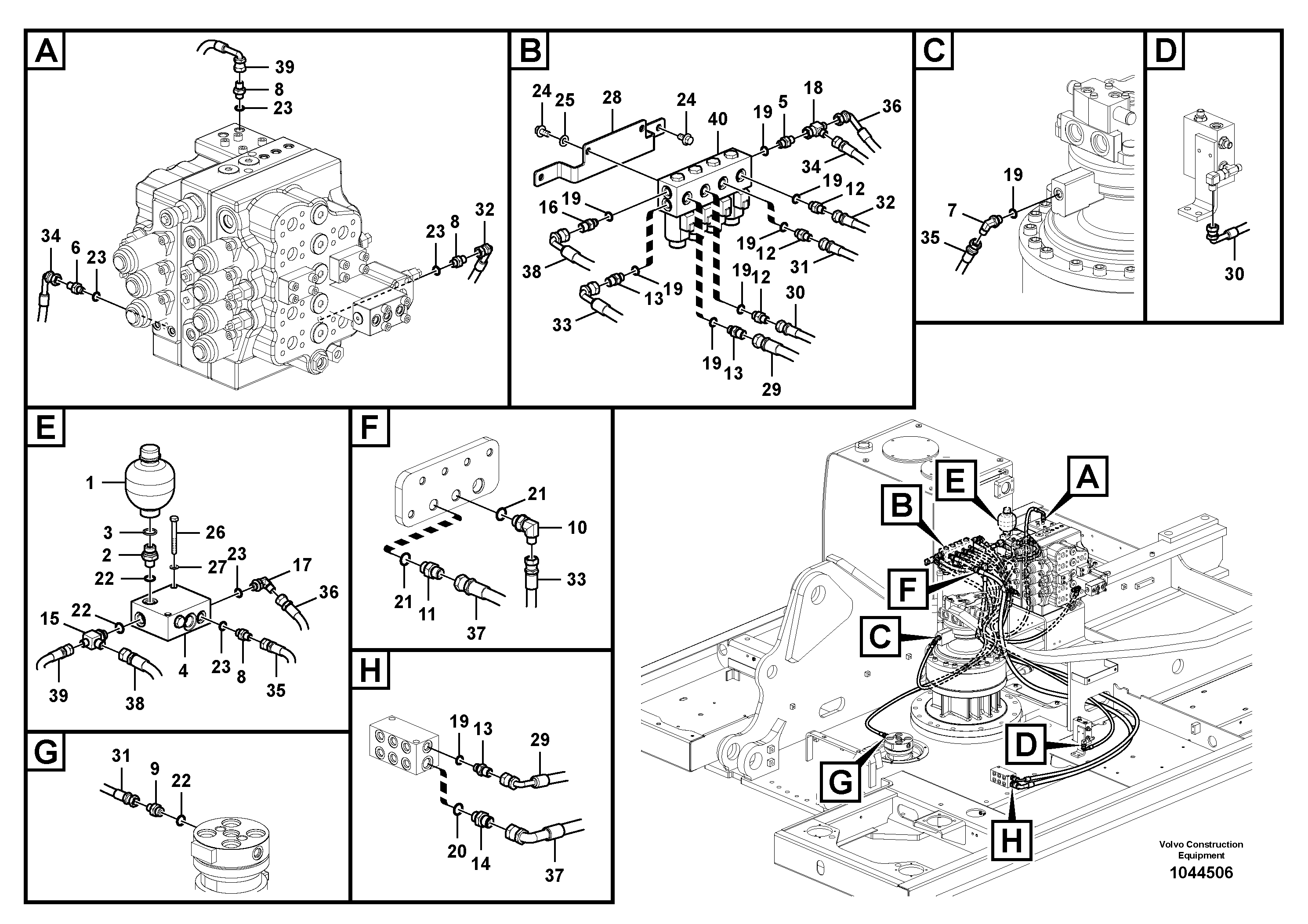 Seat frame VOE14714869 VOLVO