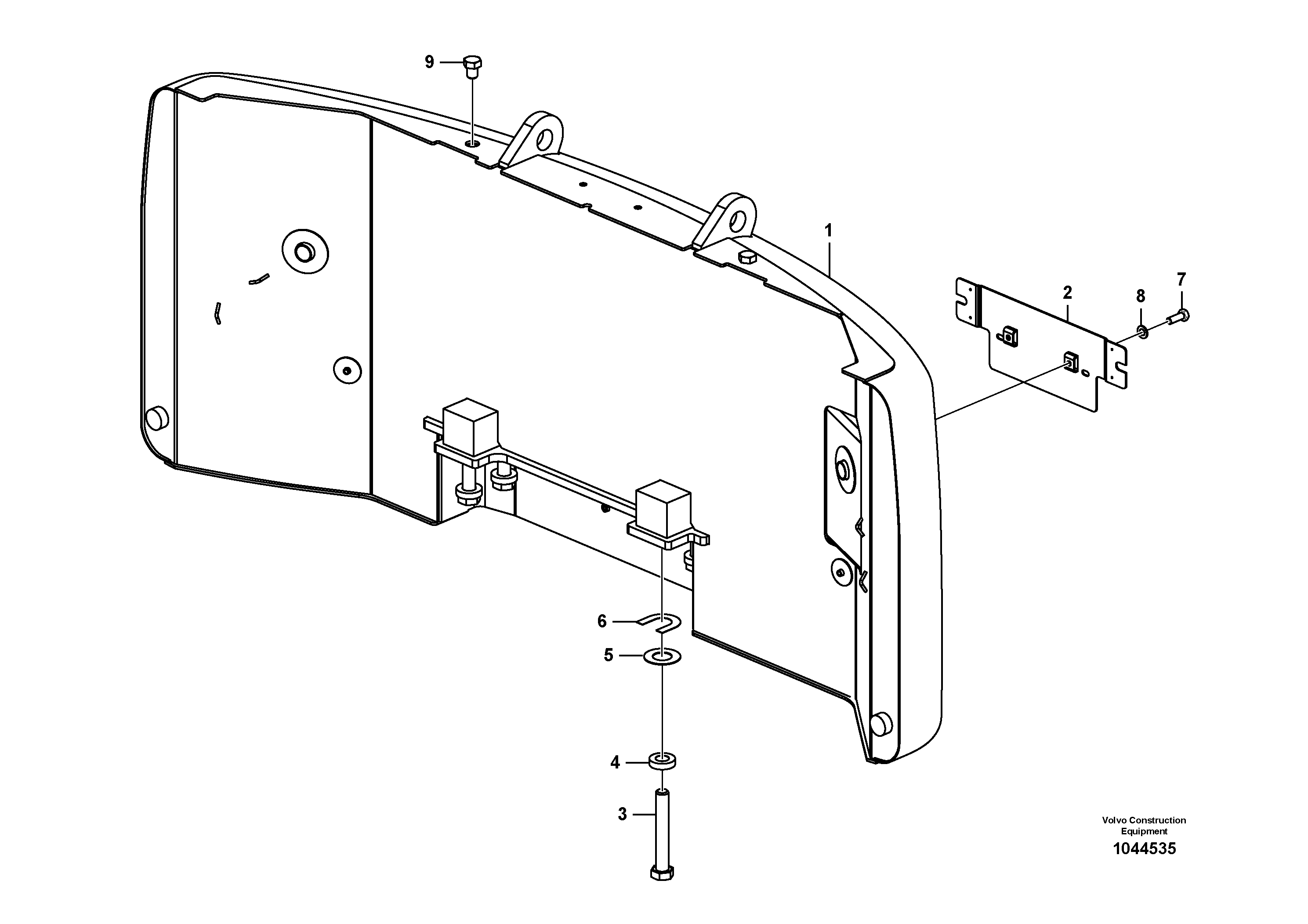Seat frame VOE14564364 VOLVO